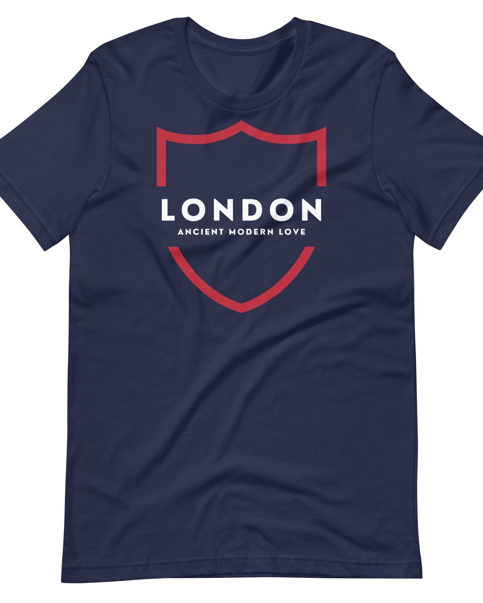 Jolly & Goode Shirts & Tops Navy / S London Ancient Modern Love T-shirt Cheeky British Style