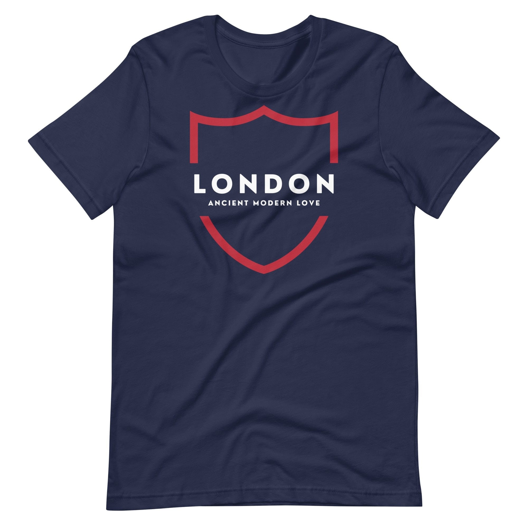 Jolly & Goode Shirts & Tops Navy / S London Ancient Modern Love T-shirt Cheeky British Style