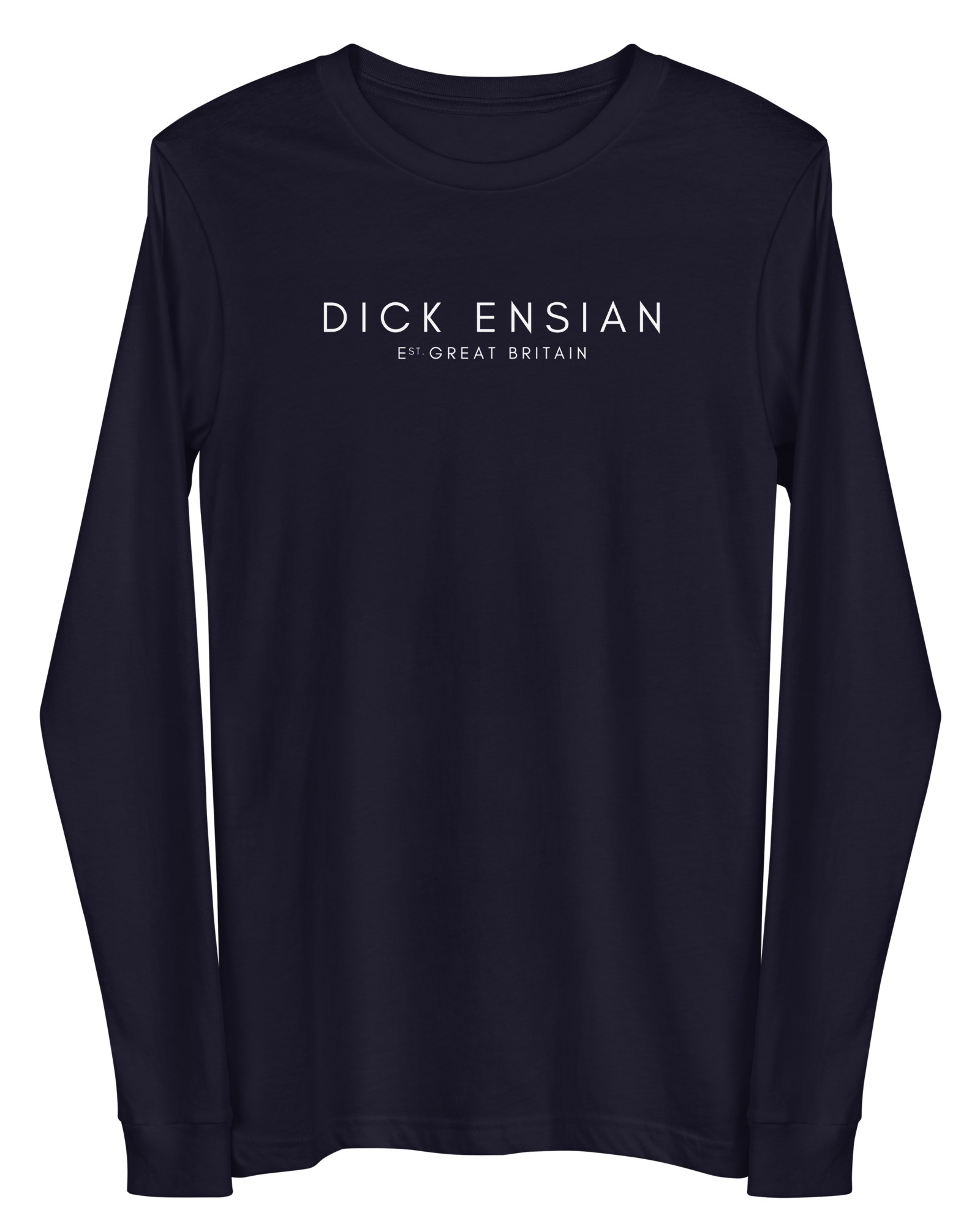 Jolly & Goode Shirts & Tops Navy / XS Dick Ensian Long Sleeve Shirt Cheeky British Style