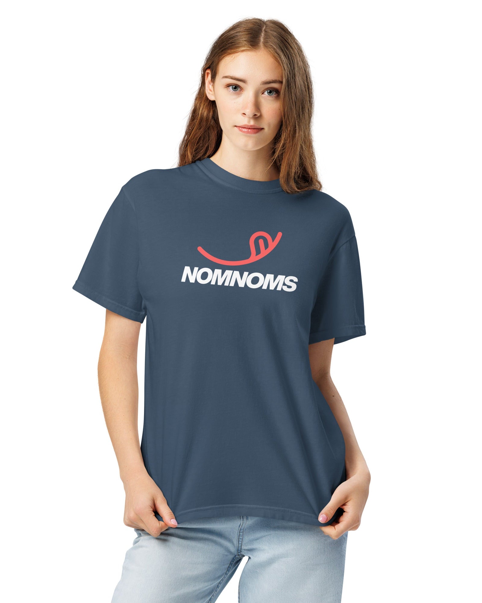 Jolly & Goode Shirts & Tops Nomnoms Tee | Garment-Dyed Cheeky British Style