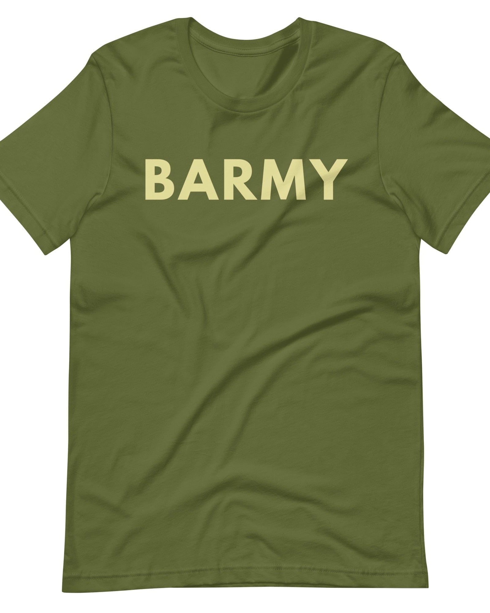 Jolly & Goode Shirts & Tops Olive / S Barmy T-shirt | Unisex Cheeky British Style
