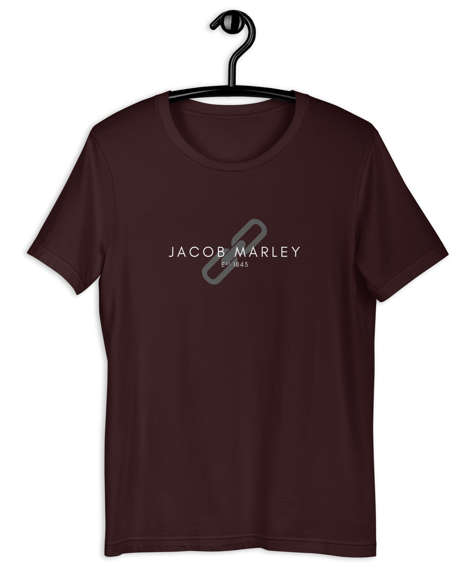 Jolly & Goode Shirts & Tops Oxblood Black / S Jacob Marley Premium T-Shirt Cheeky British Style