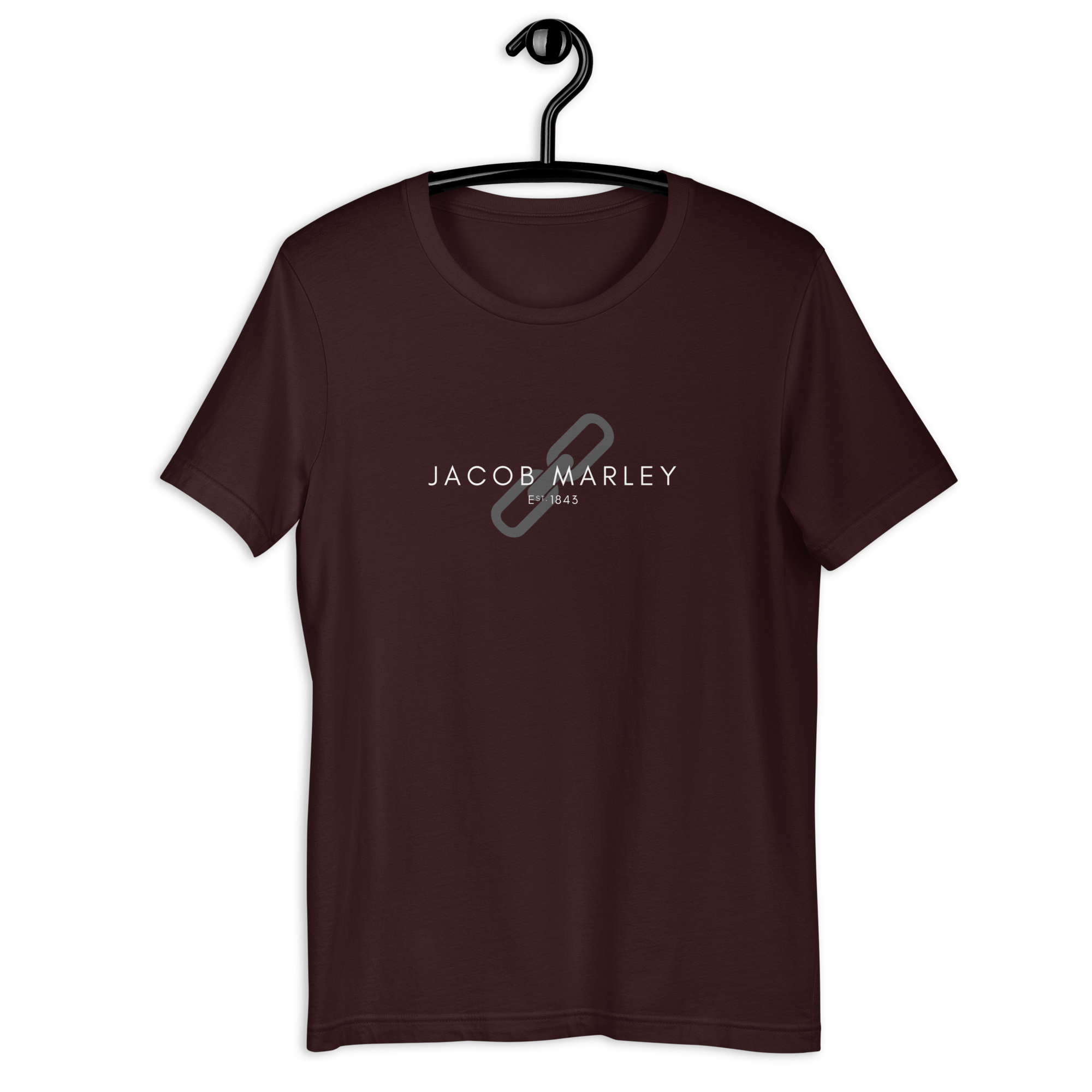 Jolly & Goode Shirts & Tops Oxblood Black / S Jacob Marley Premium T-Shirt Cheeky British Style