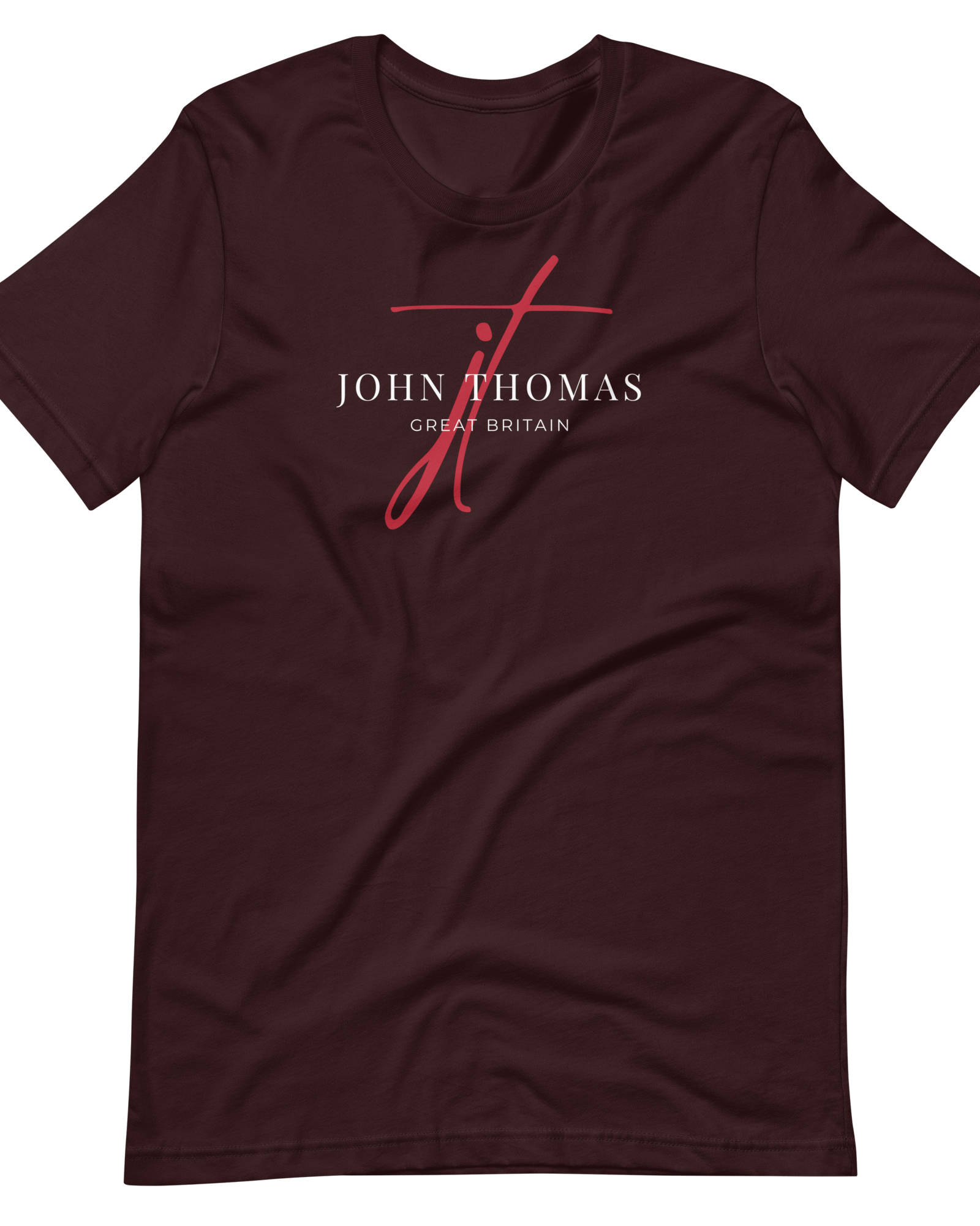 Jolly & Goode Shirts & Tops Oxblood Black / S John Thomas Great Britain T-shirt Cheeky British Style