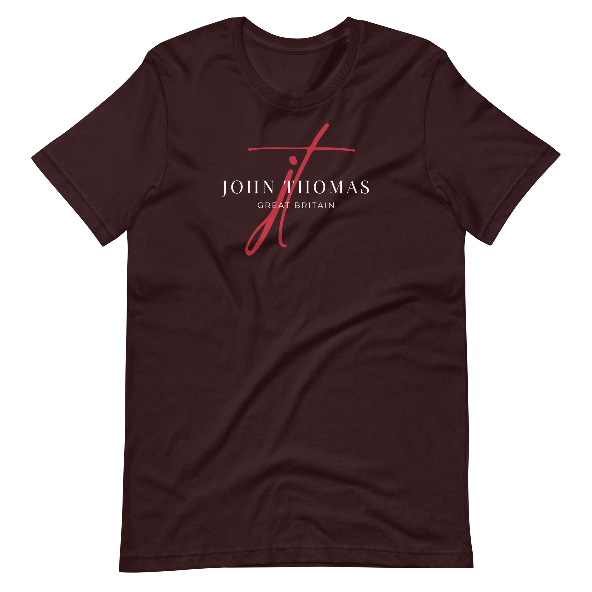 Jolly & Goode Shirts & Tops Oxblood Black / S John Thomas Great Britain T-shirt Cheeky British Style