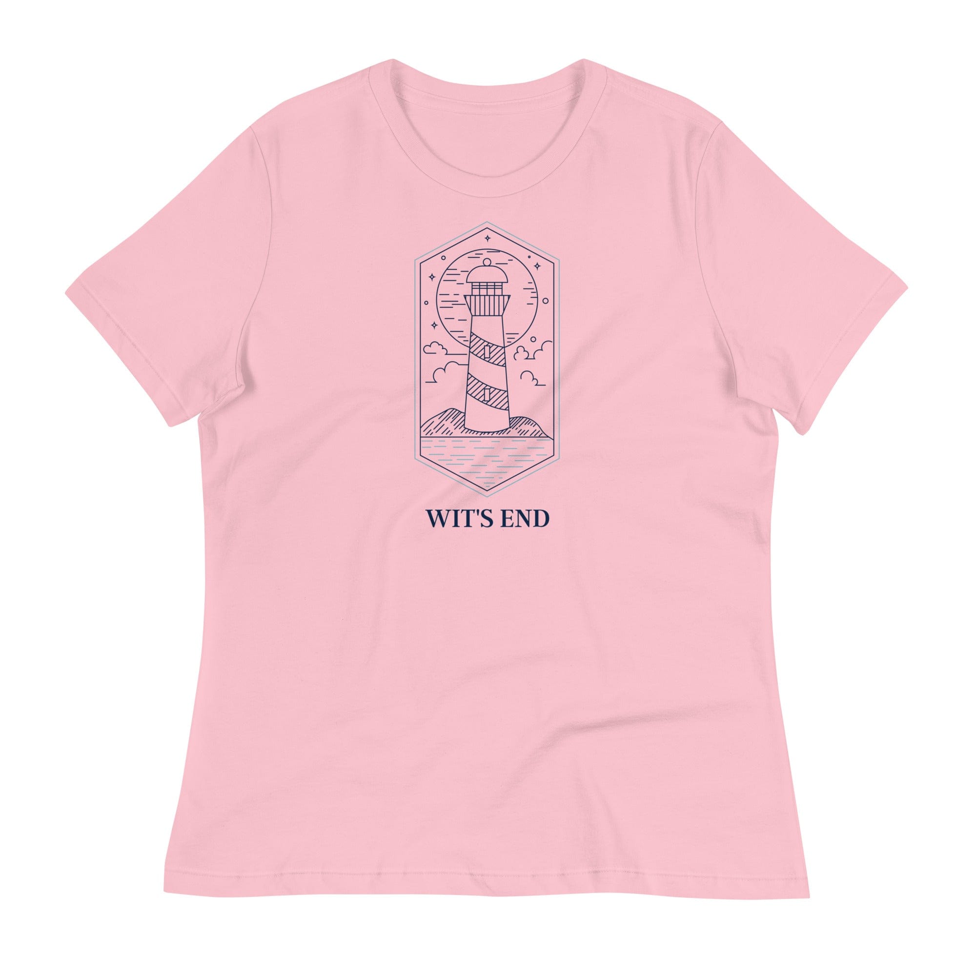 Jolly & Goode Shirts & Tops Pink / S Wit's End | Women's Relaxed T-Shirt Cheeky British Style