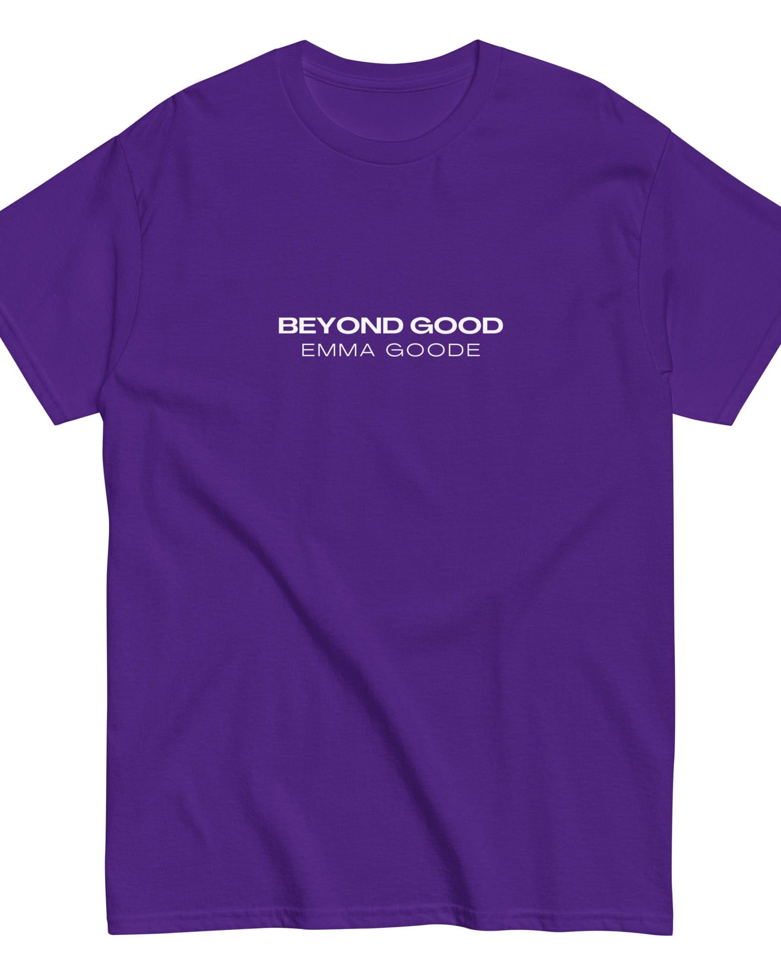 Jolly & Goode Shirts & Tops Purple / S Beyond Good Emma Goode Heavyweight Cotton Tee Cheeky British Style