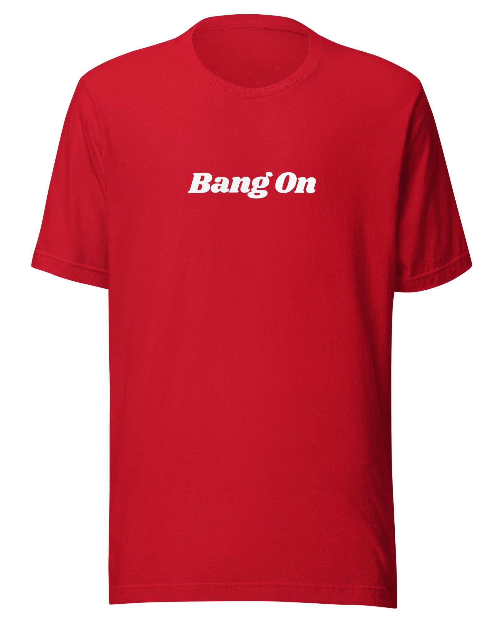 Jolly & Goode Shirts & Tops Red / S Bang On Tee | Unisex Cheeky British Style