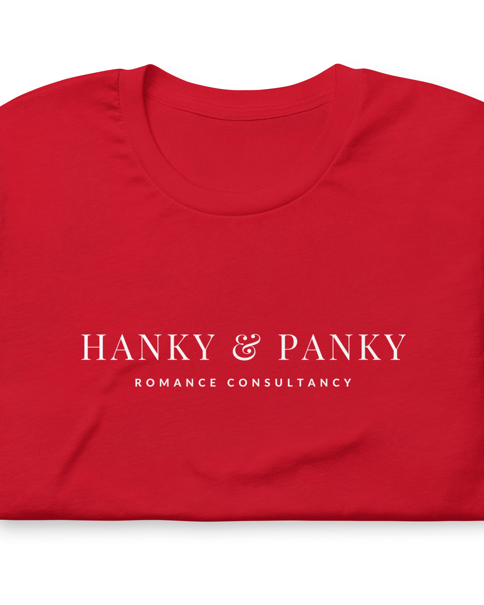 Jolly & Goode Shirts & Tops Red / S Hanky & Panky Romance Consultancy T-shirt Cheeky British Style