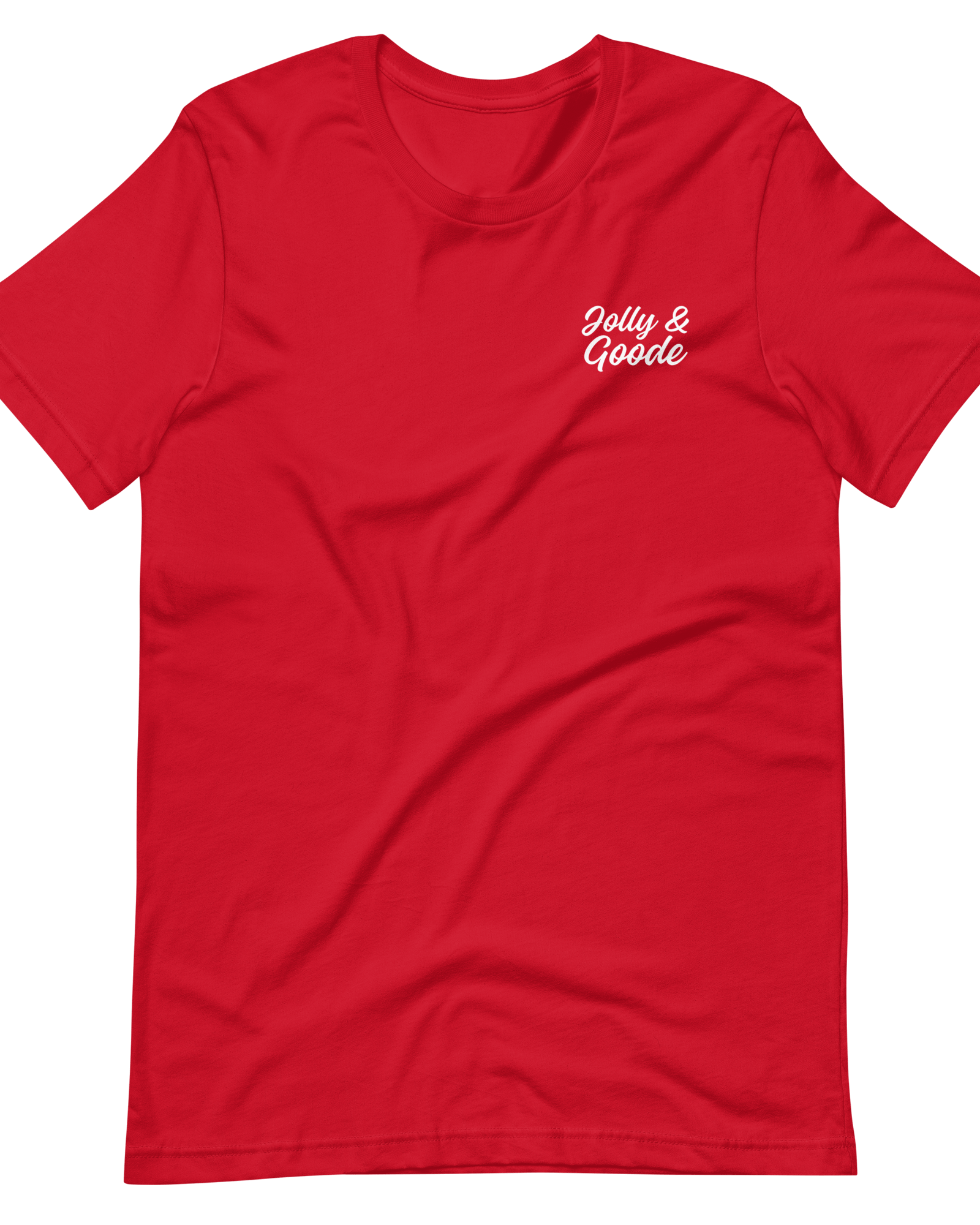 Jolly & Goode Shirts & Tops Red / S Jolly & Goode T-shirt | Handwritten Cheeky British Style