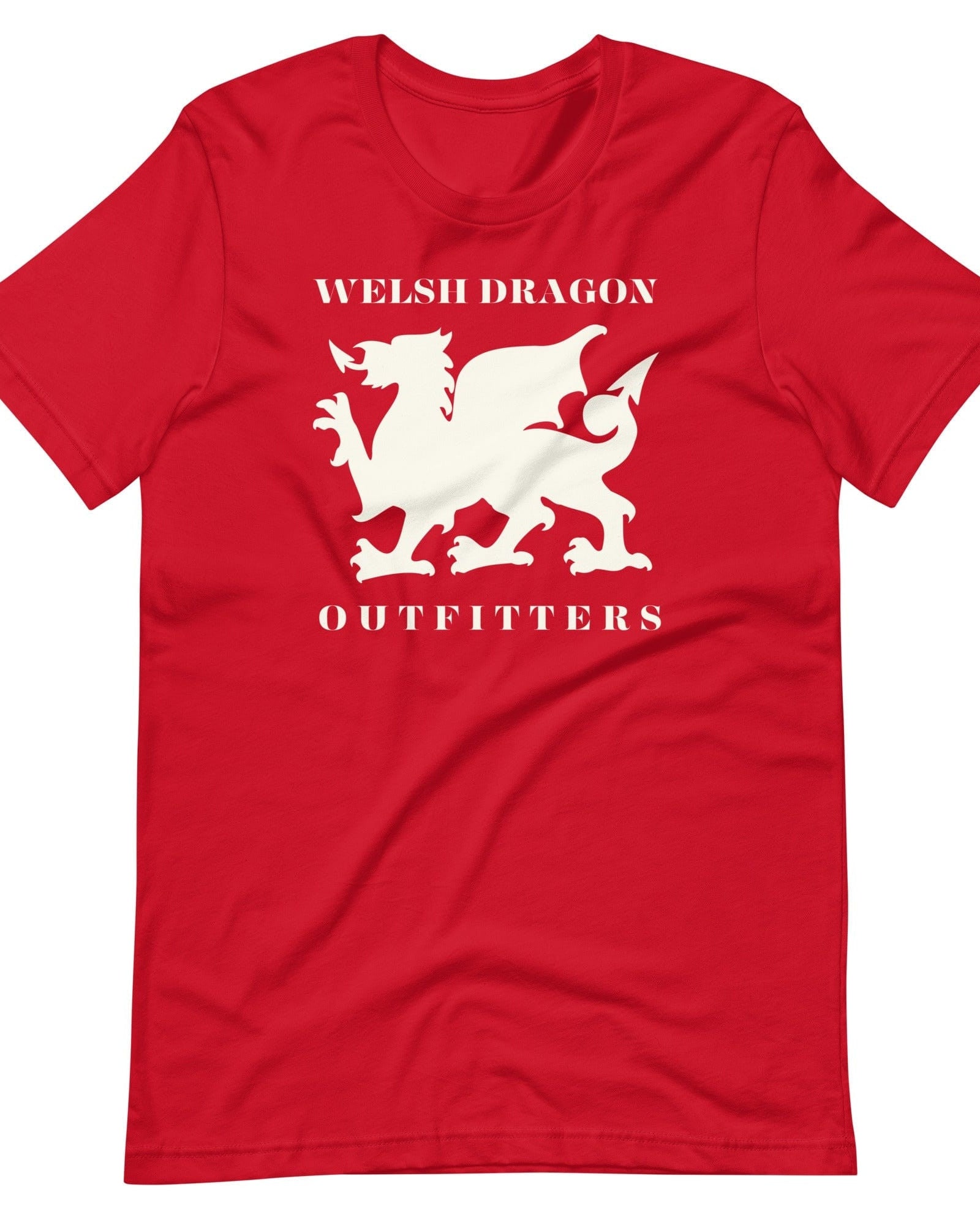 Jolly & Goode Shirts & Tops Red / S Welsh Dragon Outfitters T-shirt Cheeky British Style