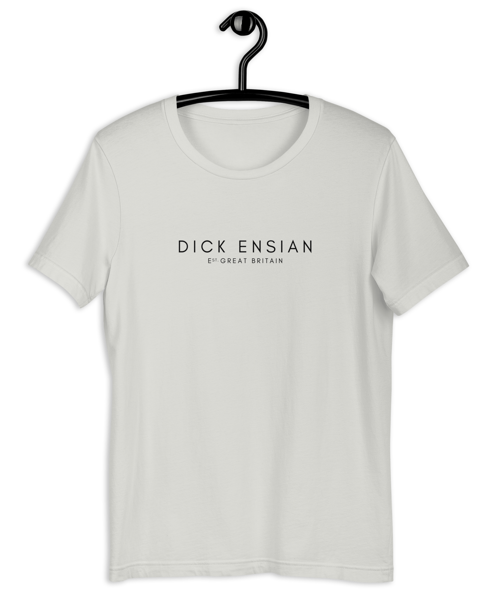 Jolly & Goode Shirts & Tops Silver / S Dick Ensian Premium T-Shirt Cheeky British Style