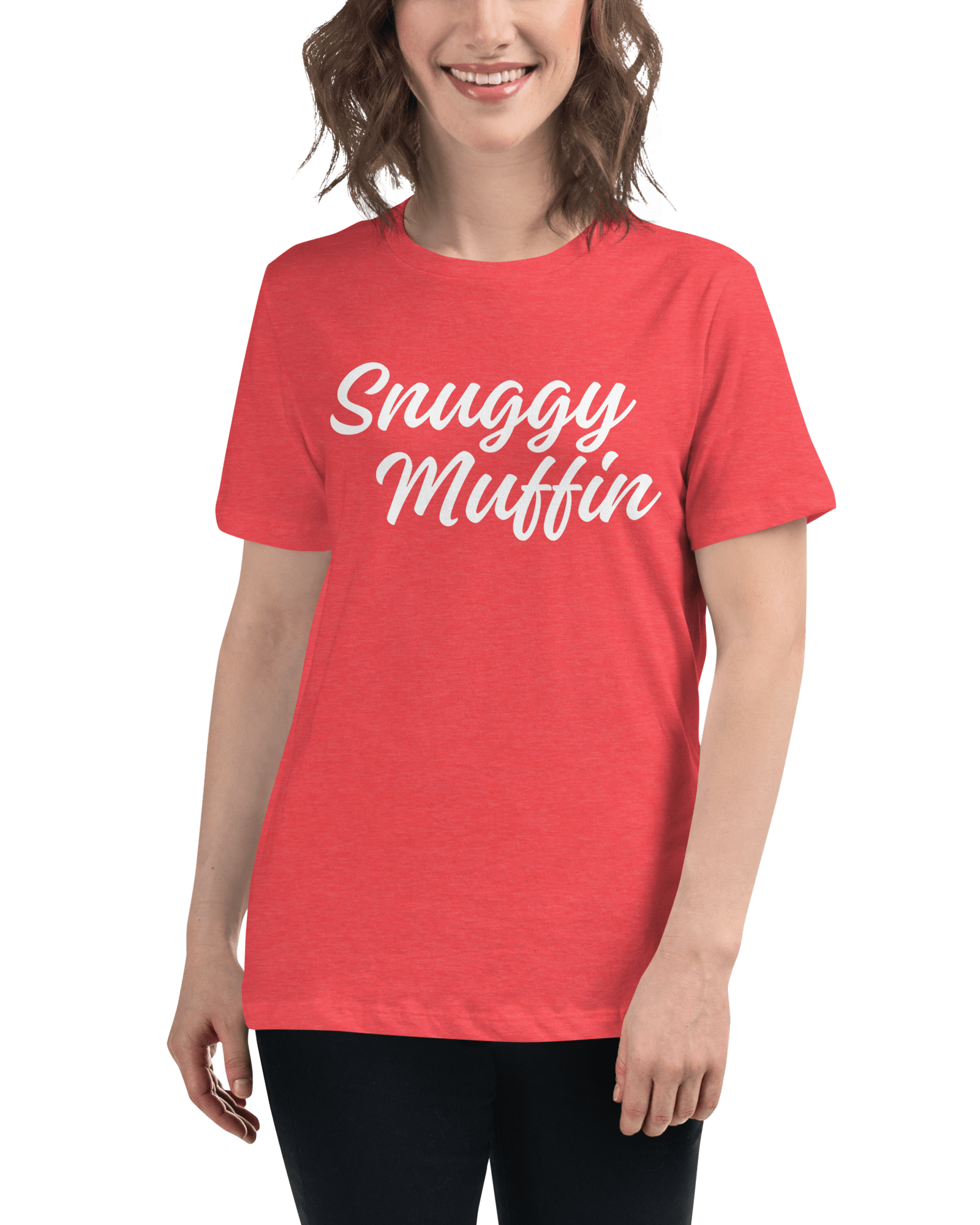 Jolly & Goode Shirts & Tops Snuggy Muffin Women's Relaxed T-Shirt Cheeky British Style