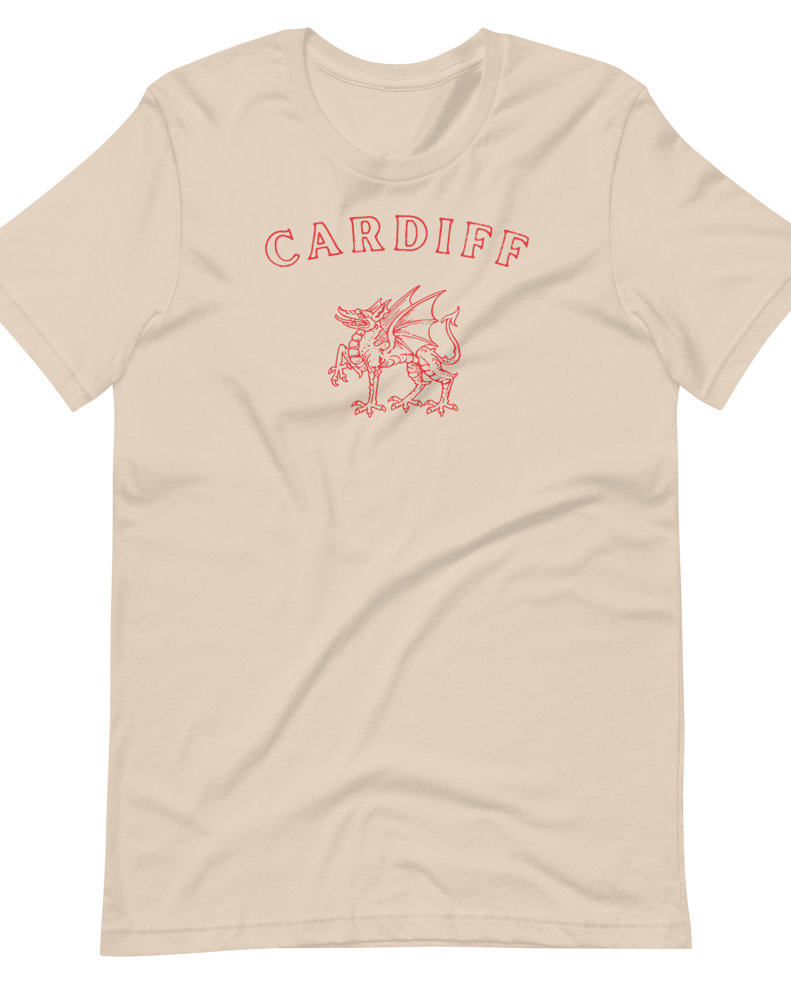 Jolly & Goode Shirts & Tops Soft Cream / XS Cardiff Dragon T-shirt Cheeky British Style