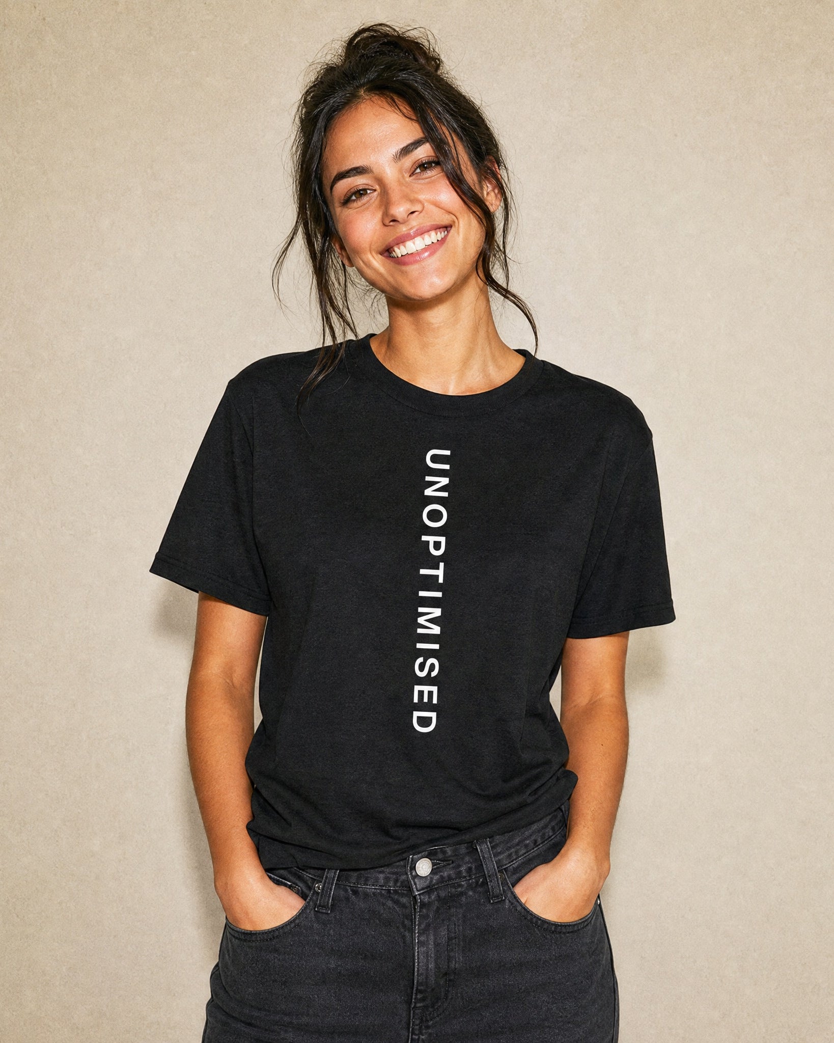Jolly & Goode Shirts & Tops Solid Black Triblend / XS Unoptimised Tri-blend T-shirt | Unisex Fit Cheeky British Style