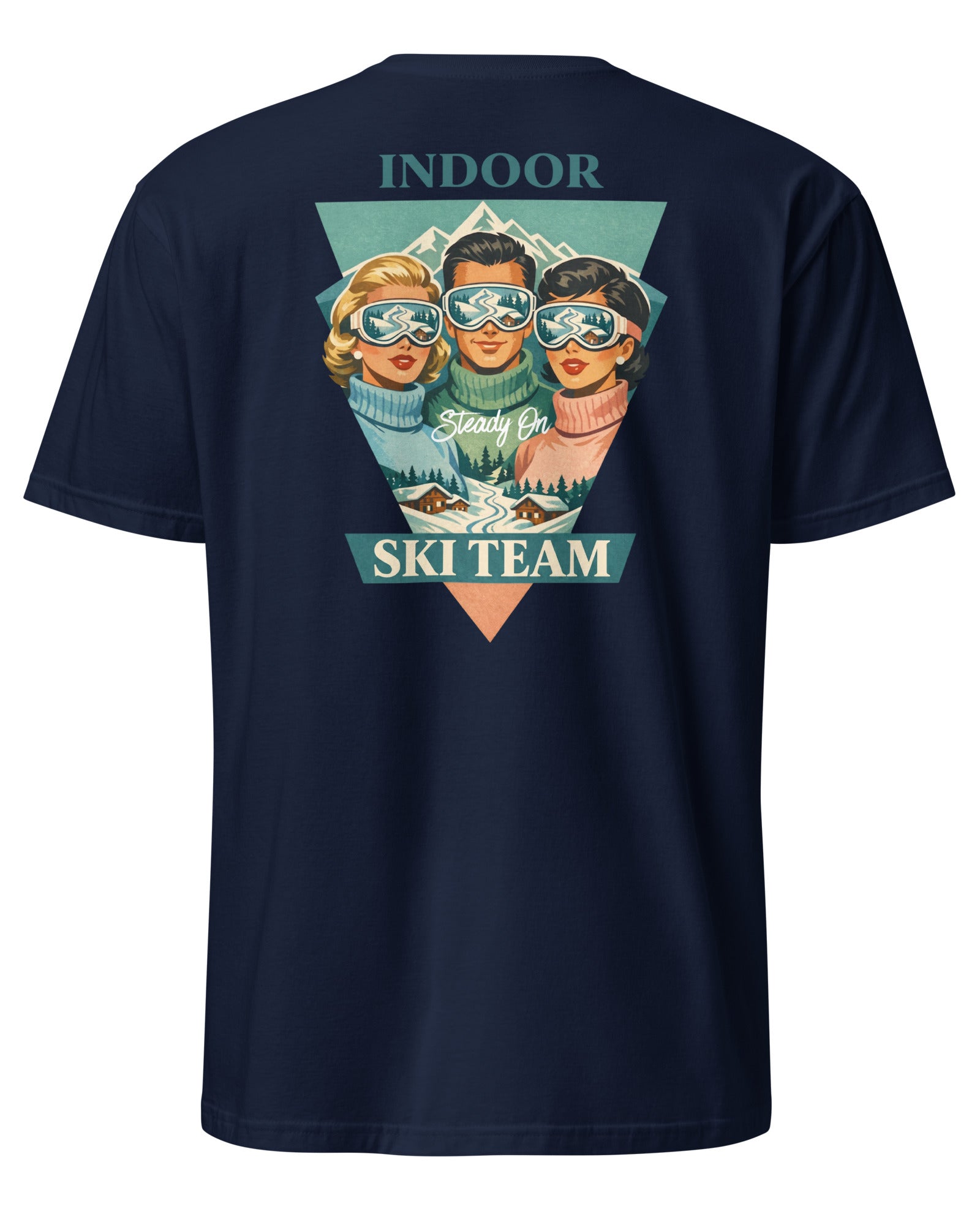 Jolly & Goode Shirts & Tops Steady On Indoor Ski Team Tee Cheeky British Style