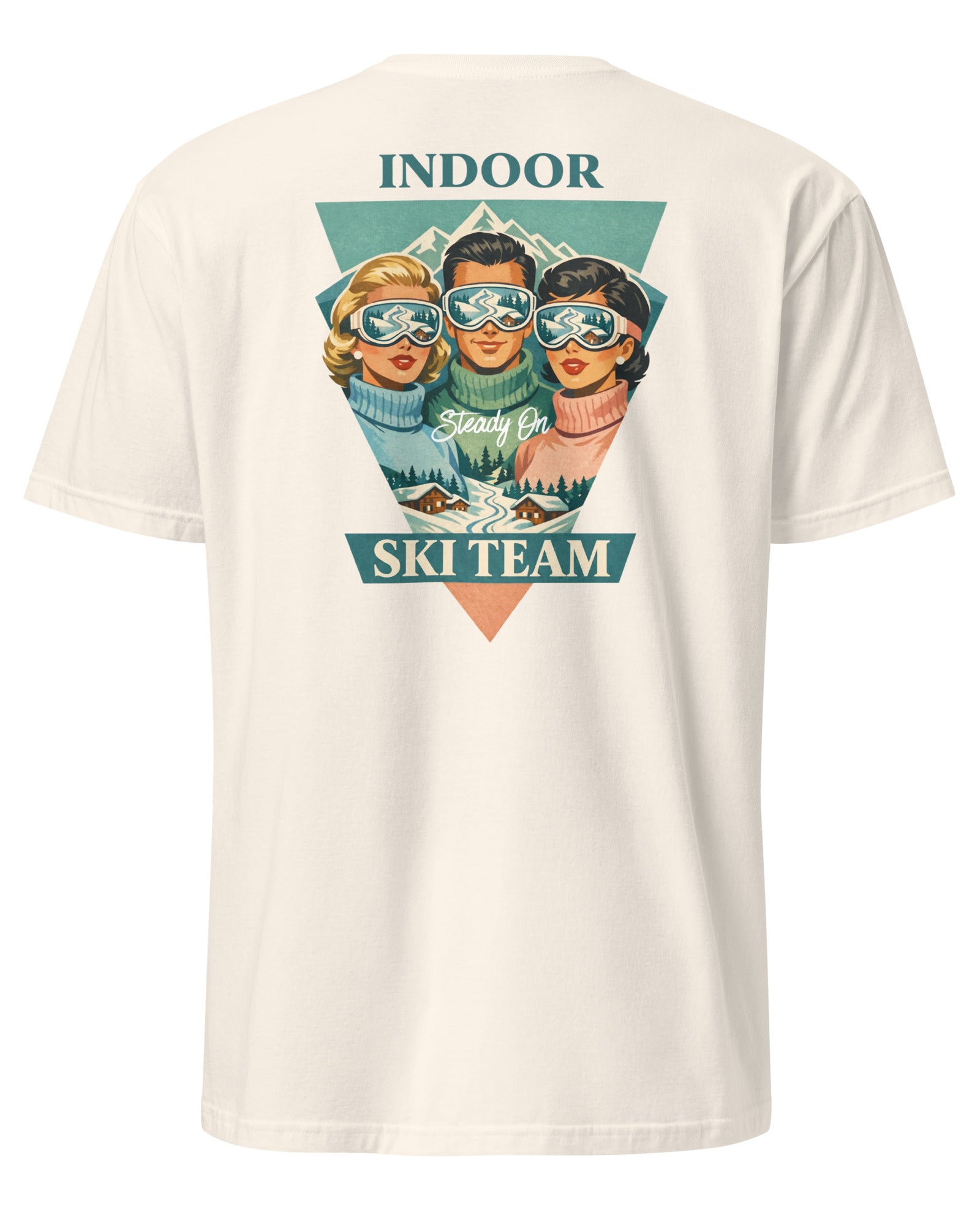 Jolly & Goode Shirts & Tops Steady On Indoor Ski Team Tee Cheeky British Style