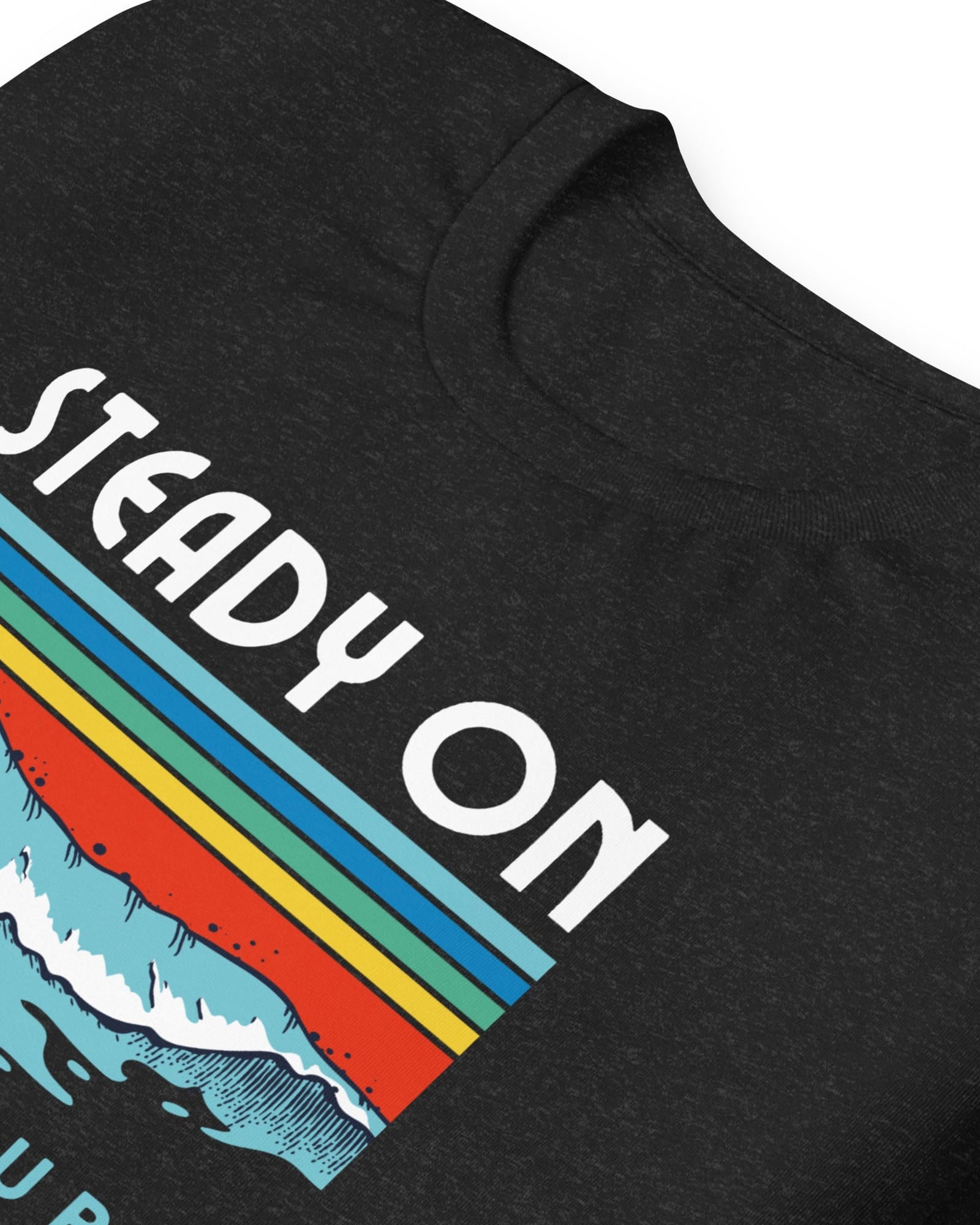 Jolly & Goode Shirts & Tops Steady On Surf Club Great Britain 70s Wave T-shirt Cheeky British Style