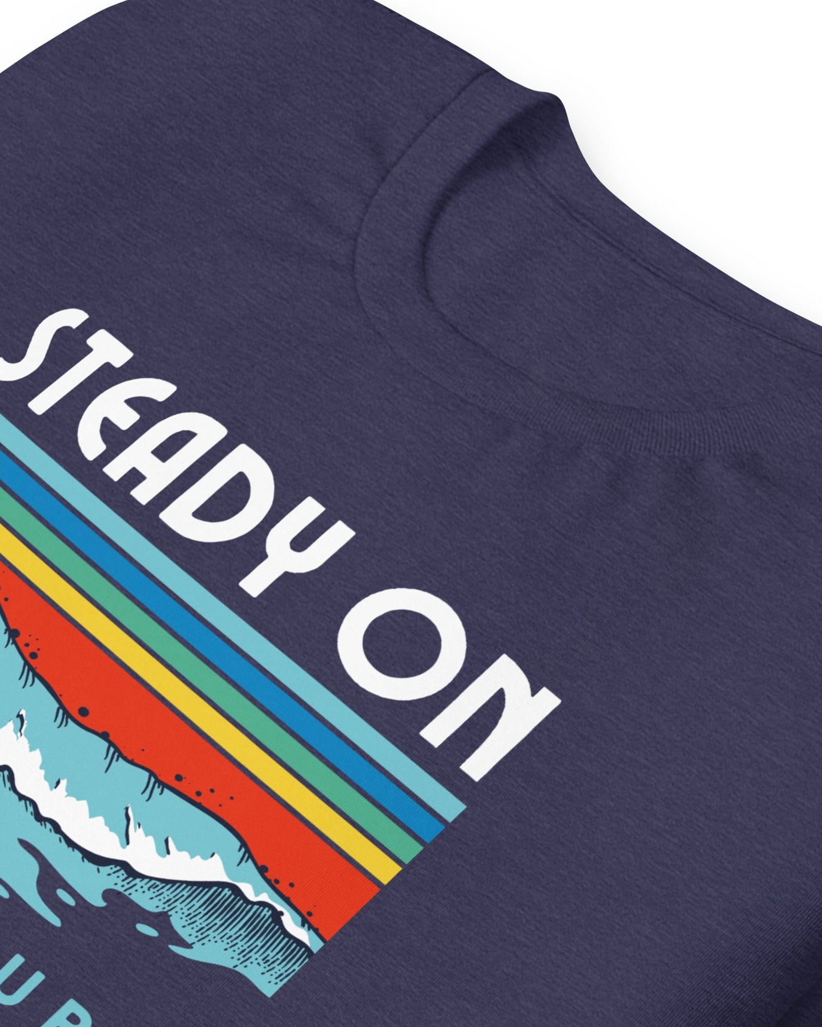 Jolly & Goode Shirts & Tops Steady On Surf Club Great Britain 70s Wave T-shirt Cheeky British Style