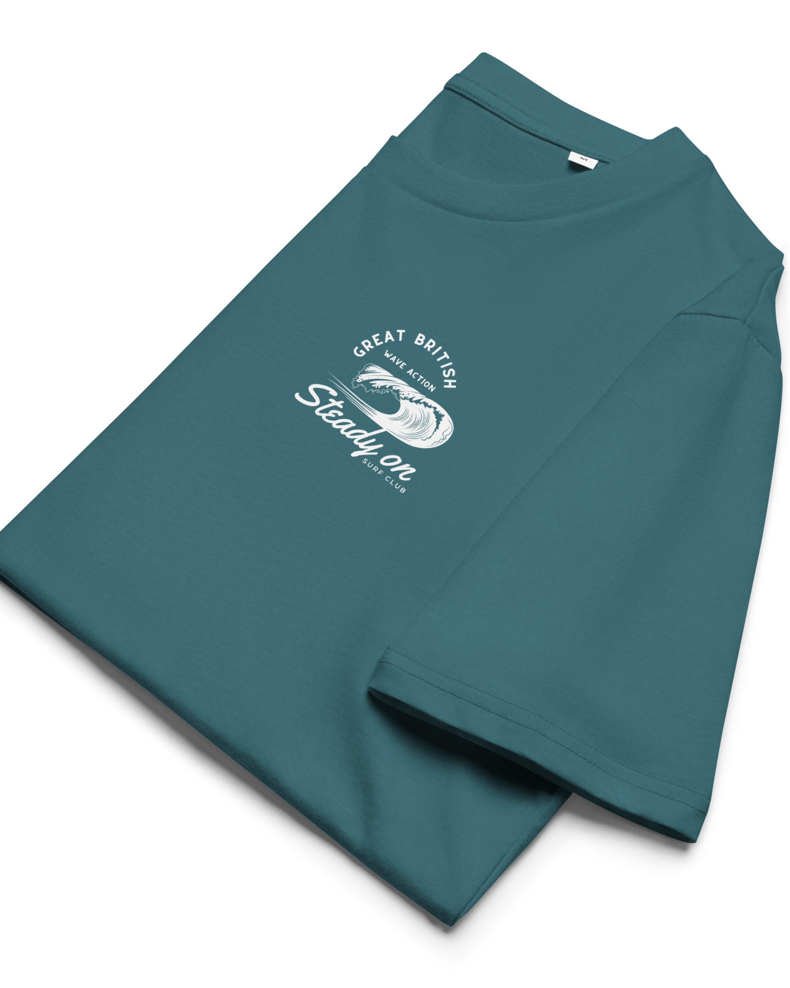 Jolly & Goode Shirts & Tops Steady On Surf Club | Organic Cotton Tee | Unisex Fit Cheeky British Style