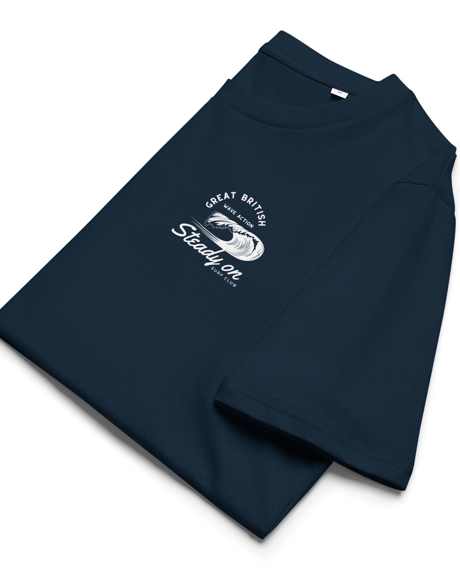 Jolly & Goode Shirts & Tops Steady On Surf Club | Organic Cotton Tee | Unisex Fit Cheeky British Style