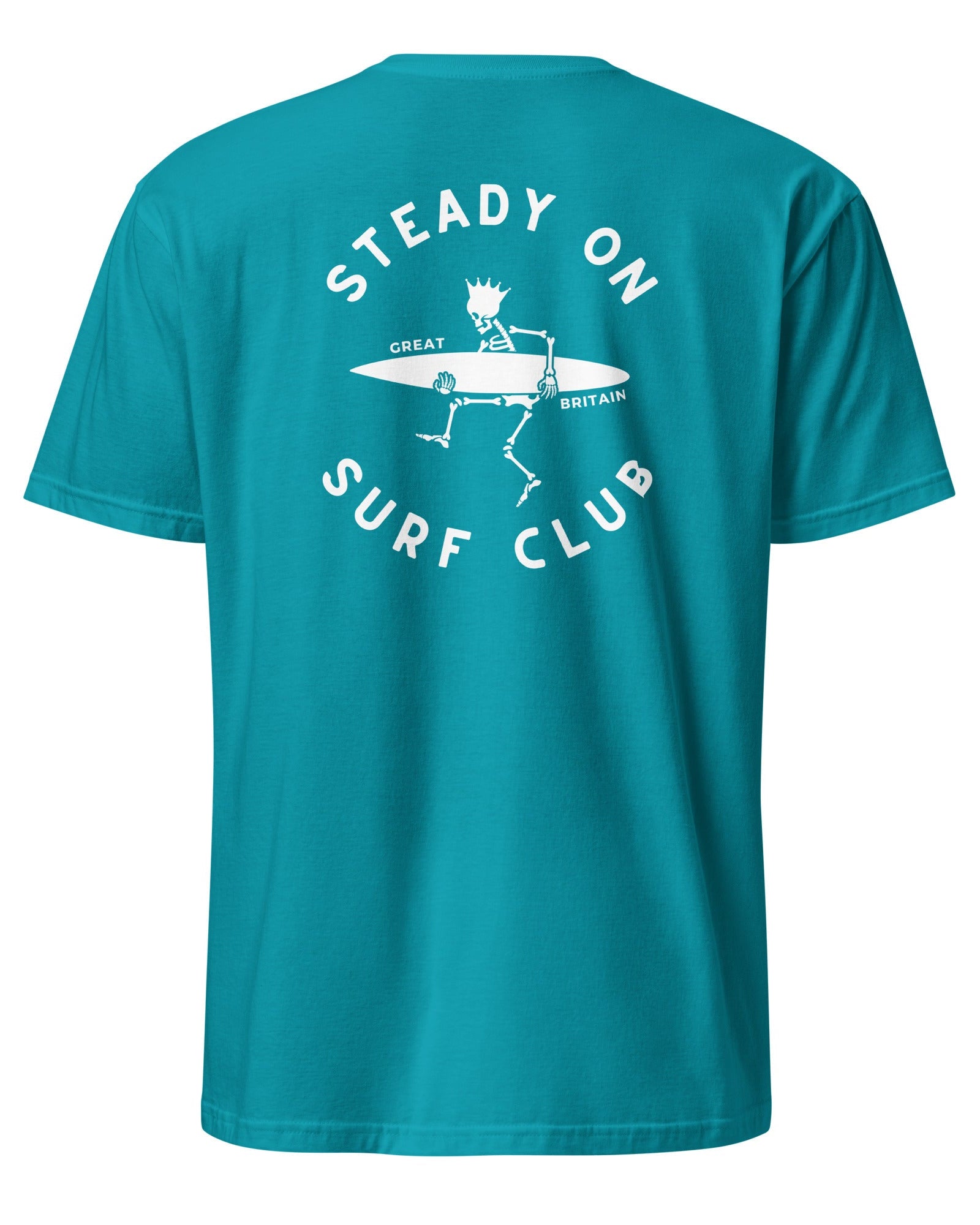 Jolly & Goode Shirts & Tops Steady On Surf Club Skeleton King Tee Cheeky British Style
