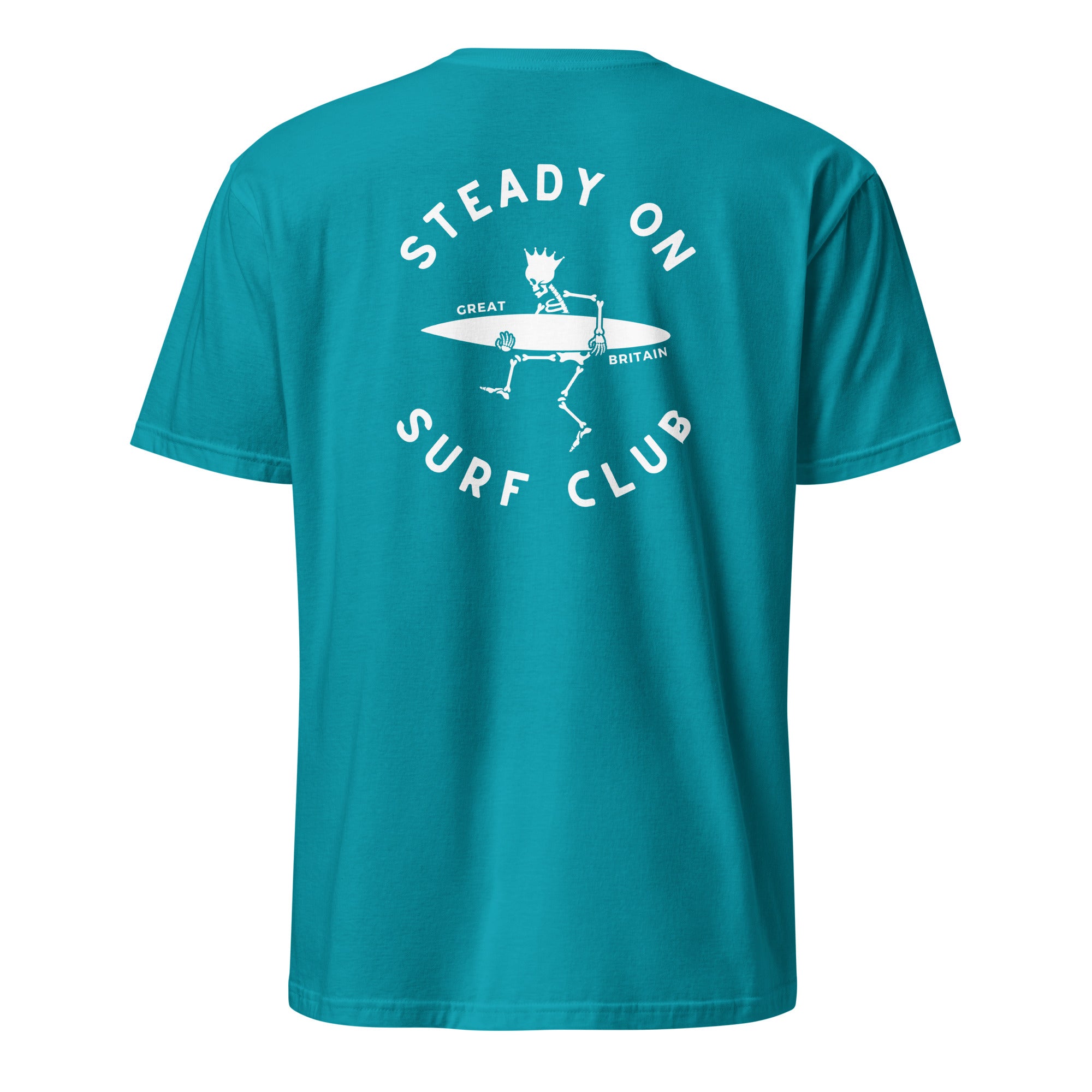 Jolly & Goode Shirts & Tops Steady On Surf Club Skeleton King Tee Cheeky British Style