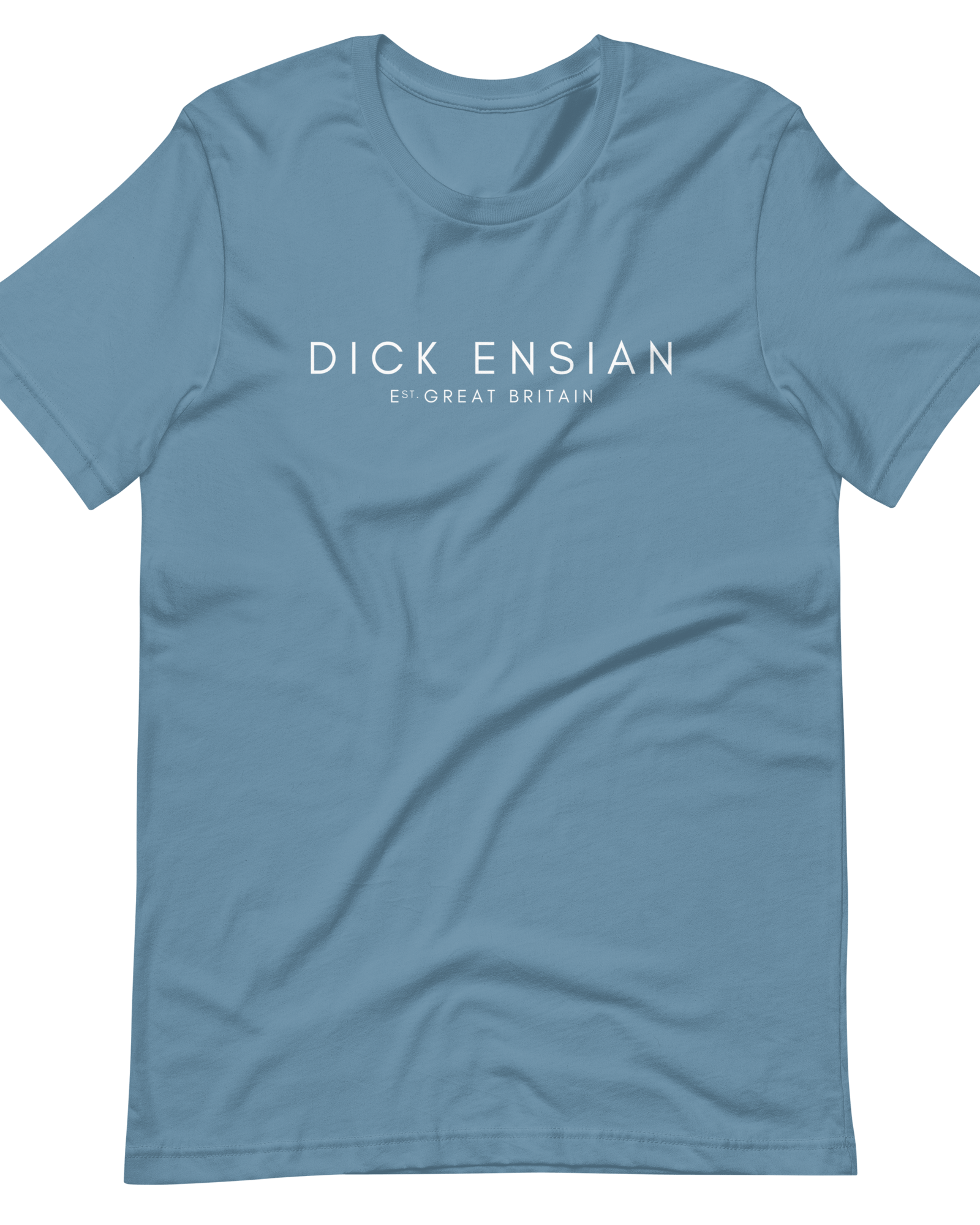 Jolly & Goode Shirts & Tops Steel Blue / S Dick Ensian Classic T-Shirt Cheeky British Style