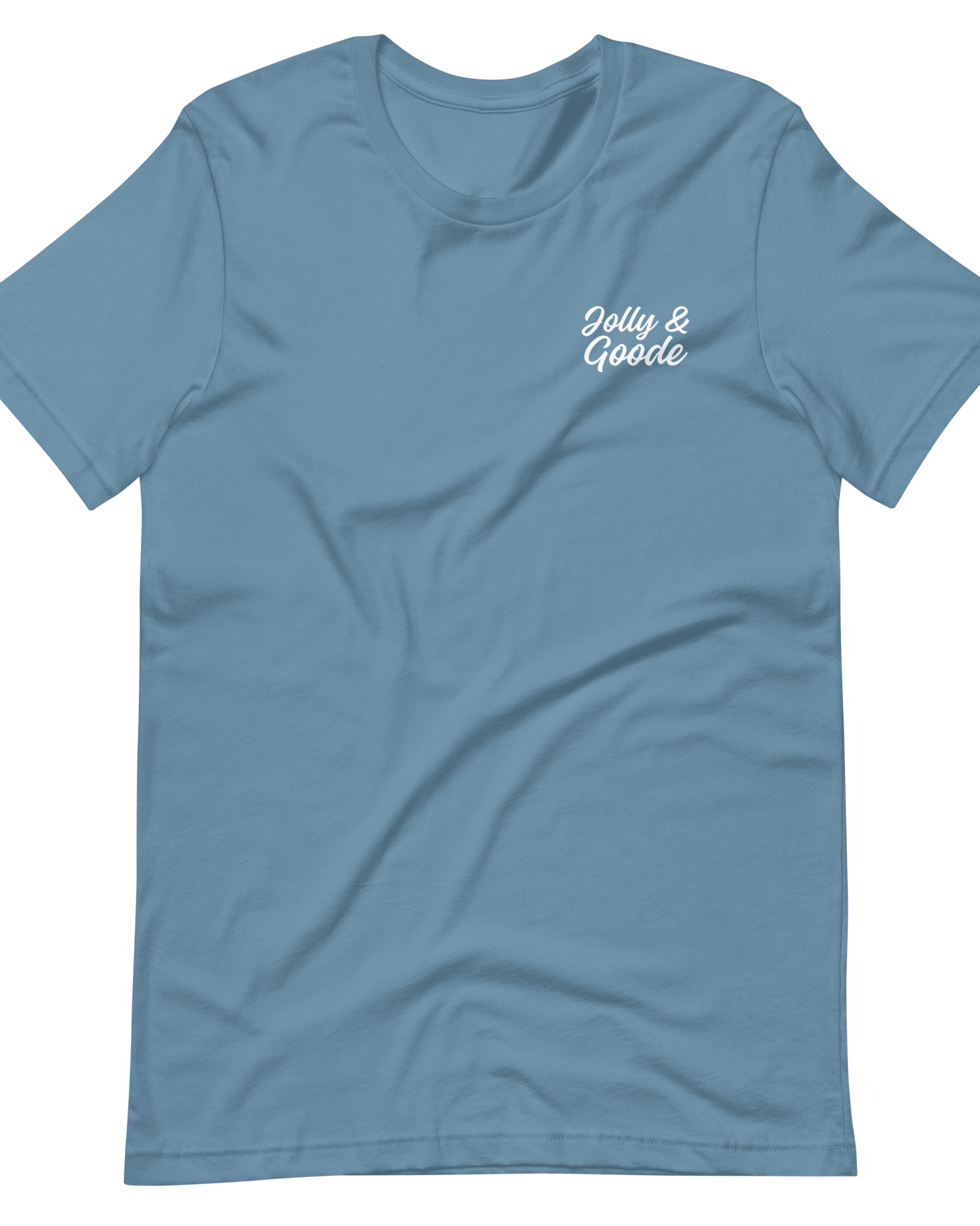 Jolly & Goode Shirts & Tops Steel Blue / S Jolly & Goode T-shirt | Handwritten Cheeky British Style