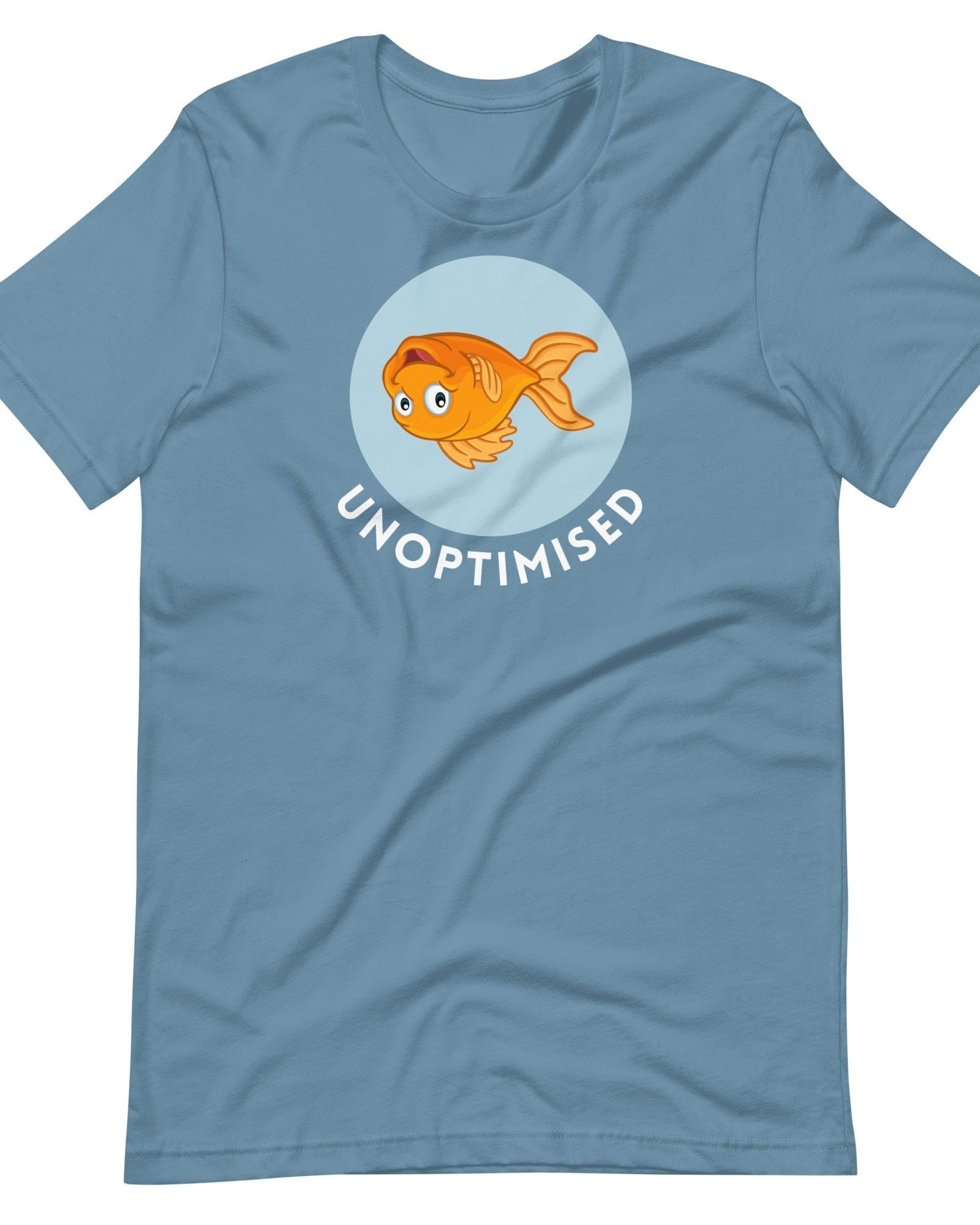 Jolly & Goode Shirts & Tops Steel Blue / S Unoptimised Goldfish T-shirt Cheeky British Style