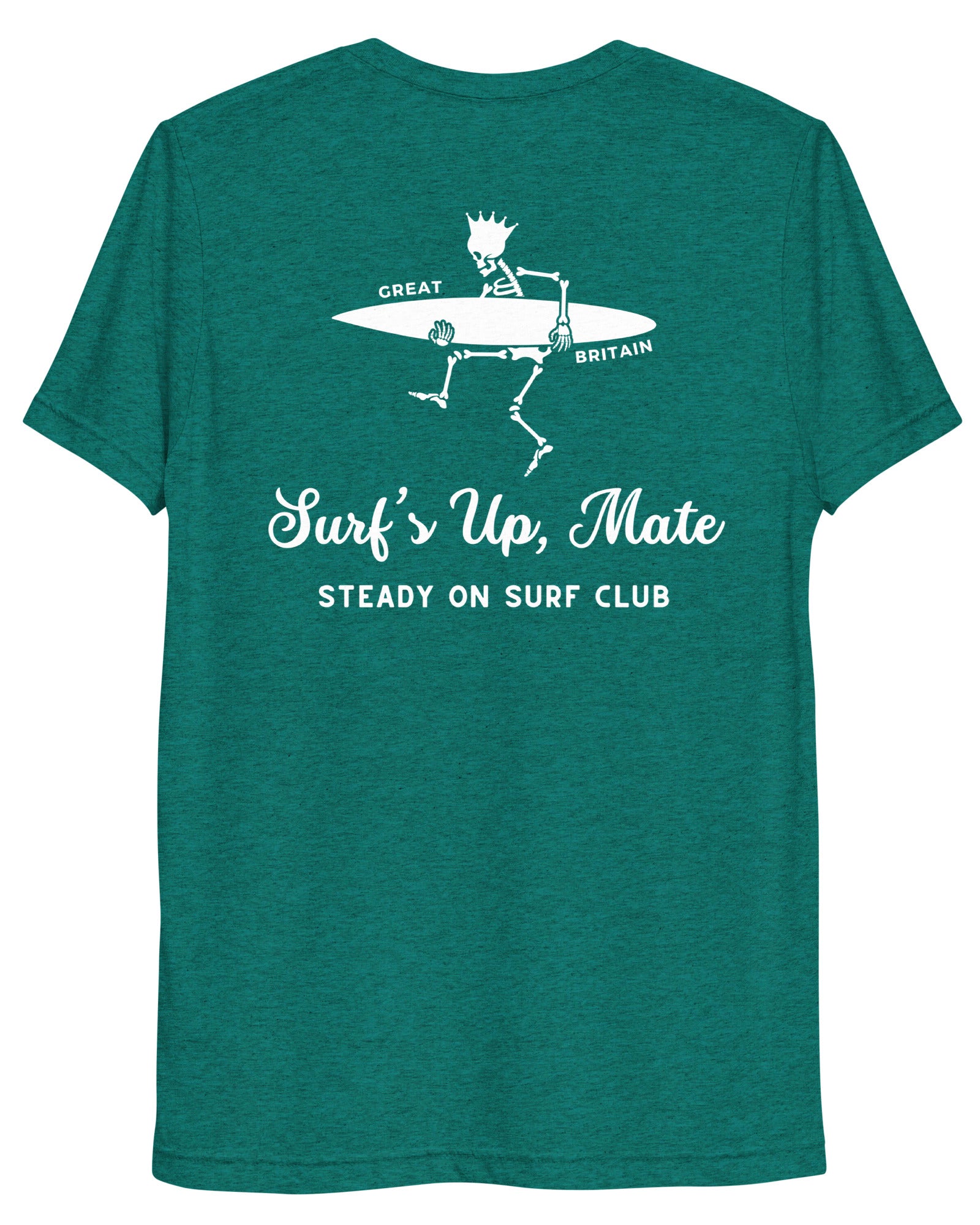 Jolly & Goode Shirts & Tops Surf's Up, Mate | Steady On Surf Club Tee Cheeky British Style