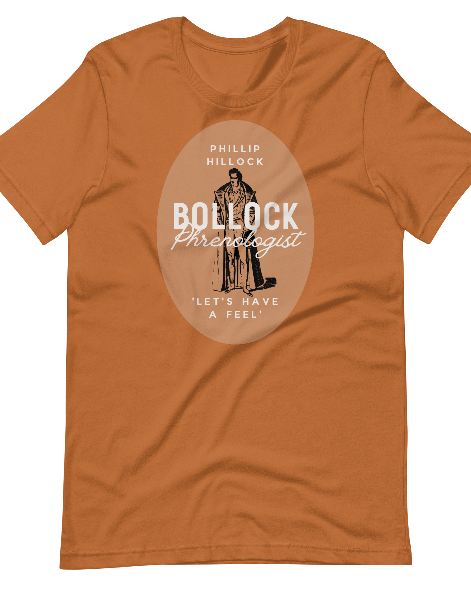 Jolly & Goode Shirts & Tops Toast / S Phillip Hillock Bollock Phrenologist T-shirt Cheeky British Style