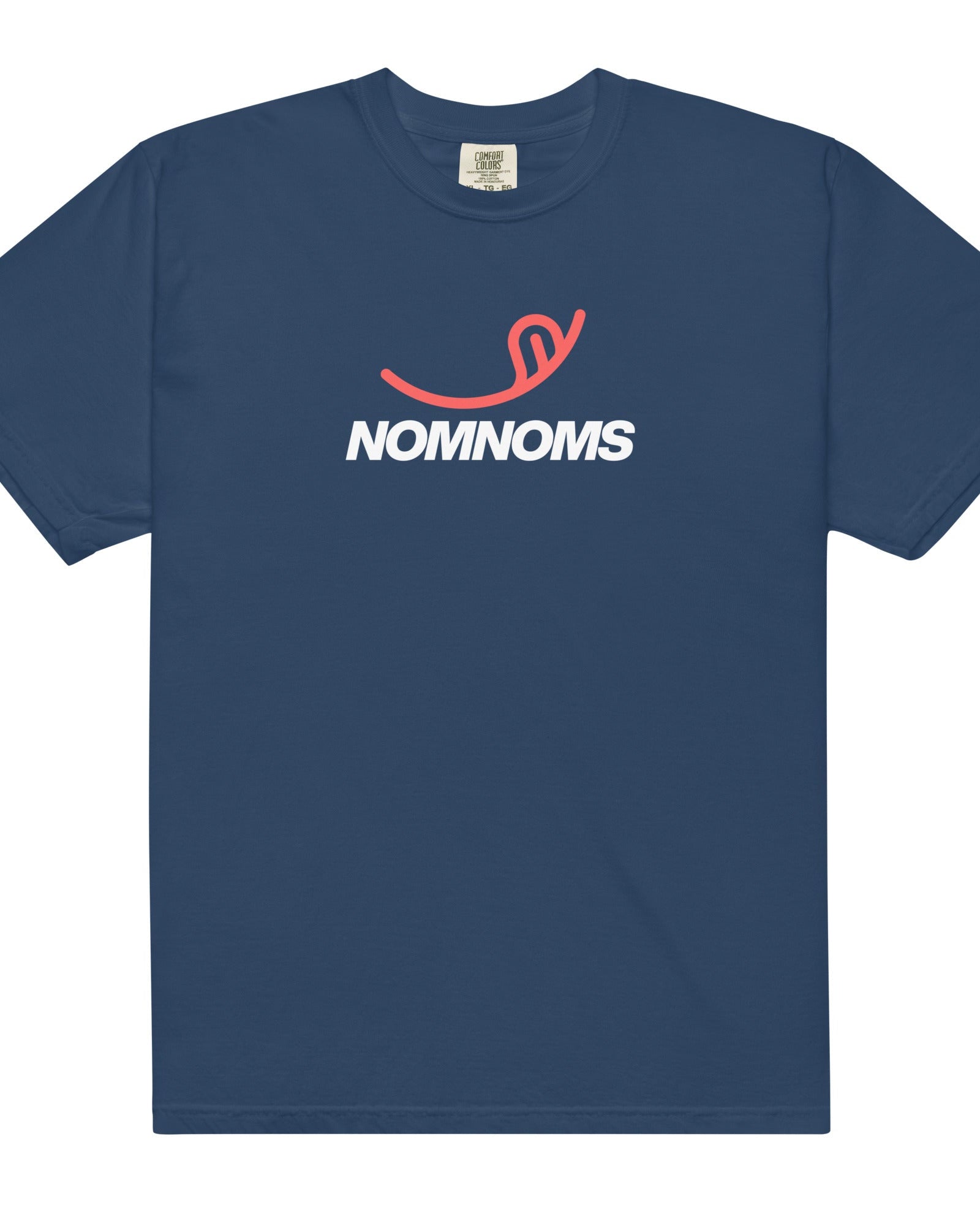 Jolly & Goode Shirts & Tops True Navy / S Nomnoms Tee | Garment-Dyed Cheeky British Style