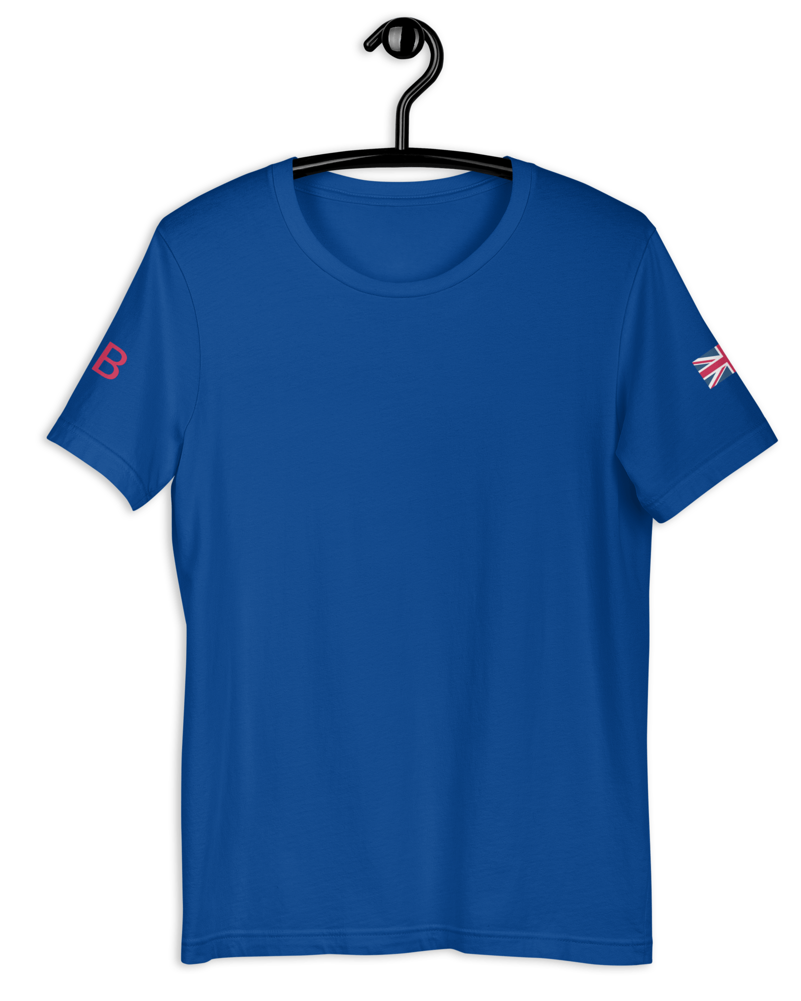 Jolly & Goode Shirts & Tops True Royal / S Union Jack GB T-shirt | Both Sleeves | Unisex Fit Cheeky British Style