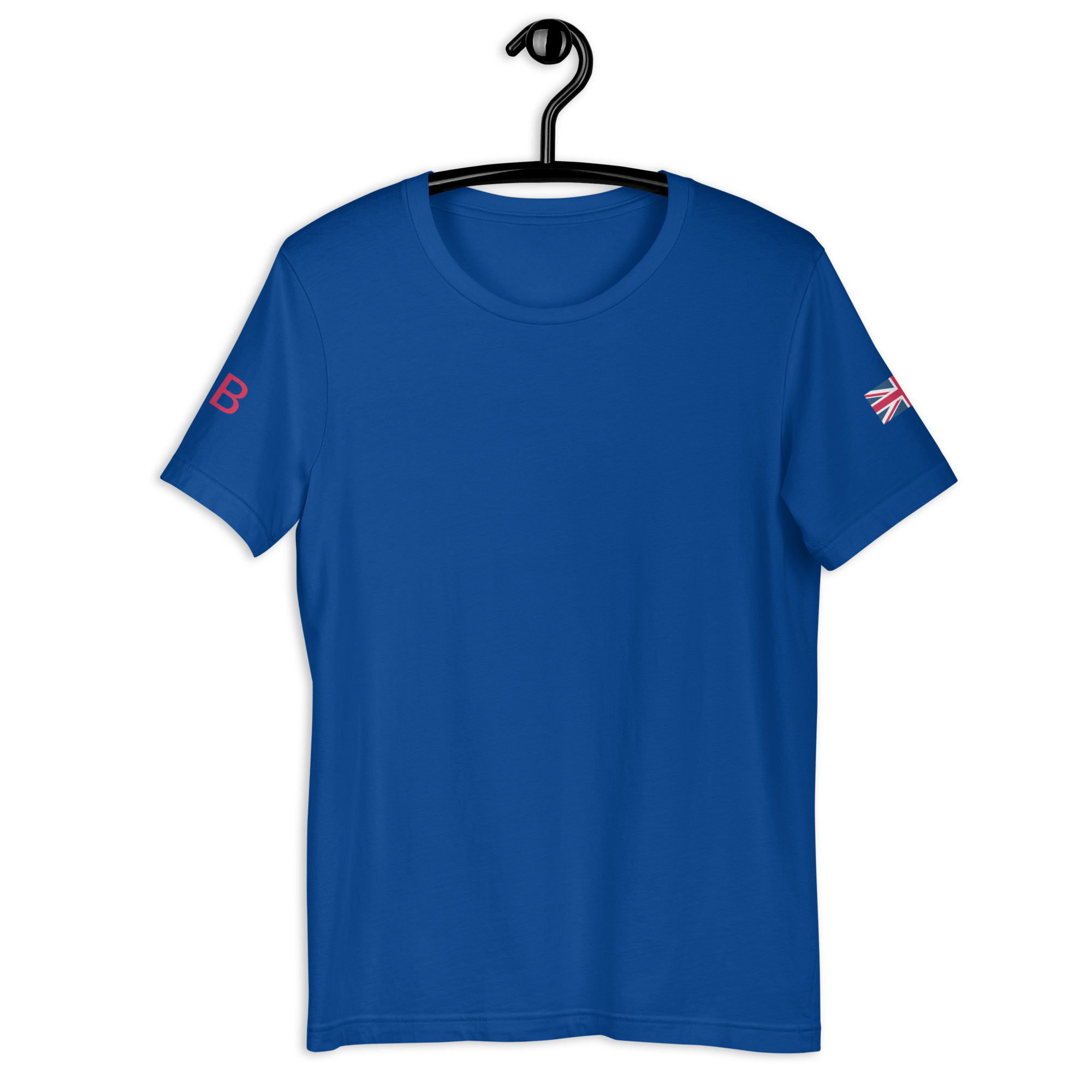 Jolly & Goode Shirts & Tops True Royal / S Union Jack GB T-shirt | Both Sleeves | Unisex Fit Cheeky British Style