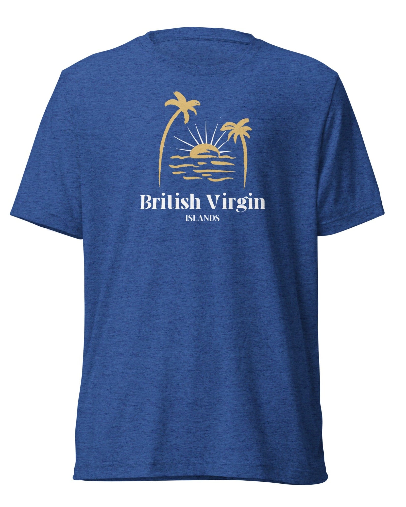 Jolly & Goode Shirts & Tops True Royal Triblend / XS British Virgin Islands T-shirt Cheeky British Style