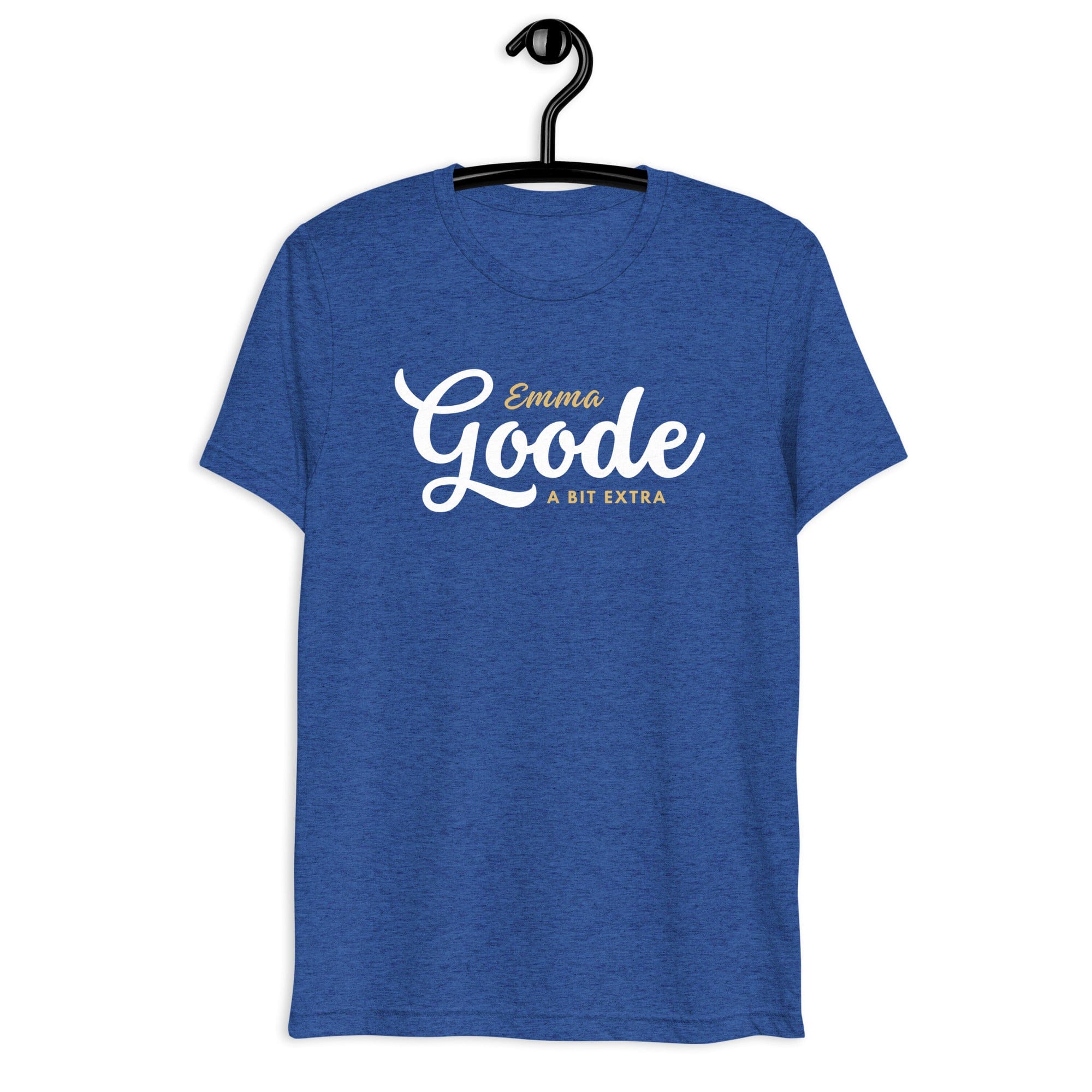 Jolly & Goode Shirts & Tops True Royal Triblend / XS Emma Goode - A Bit Extra - T-shirt | Triblend Cheeky British Style