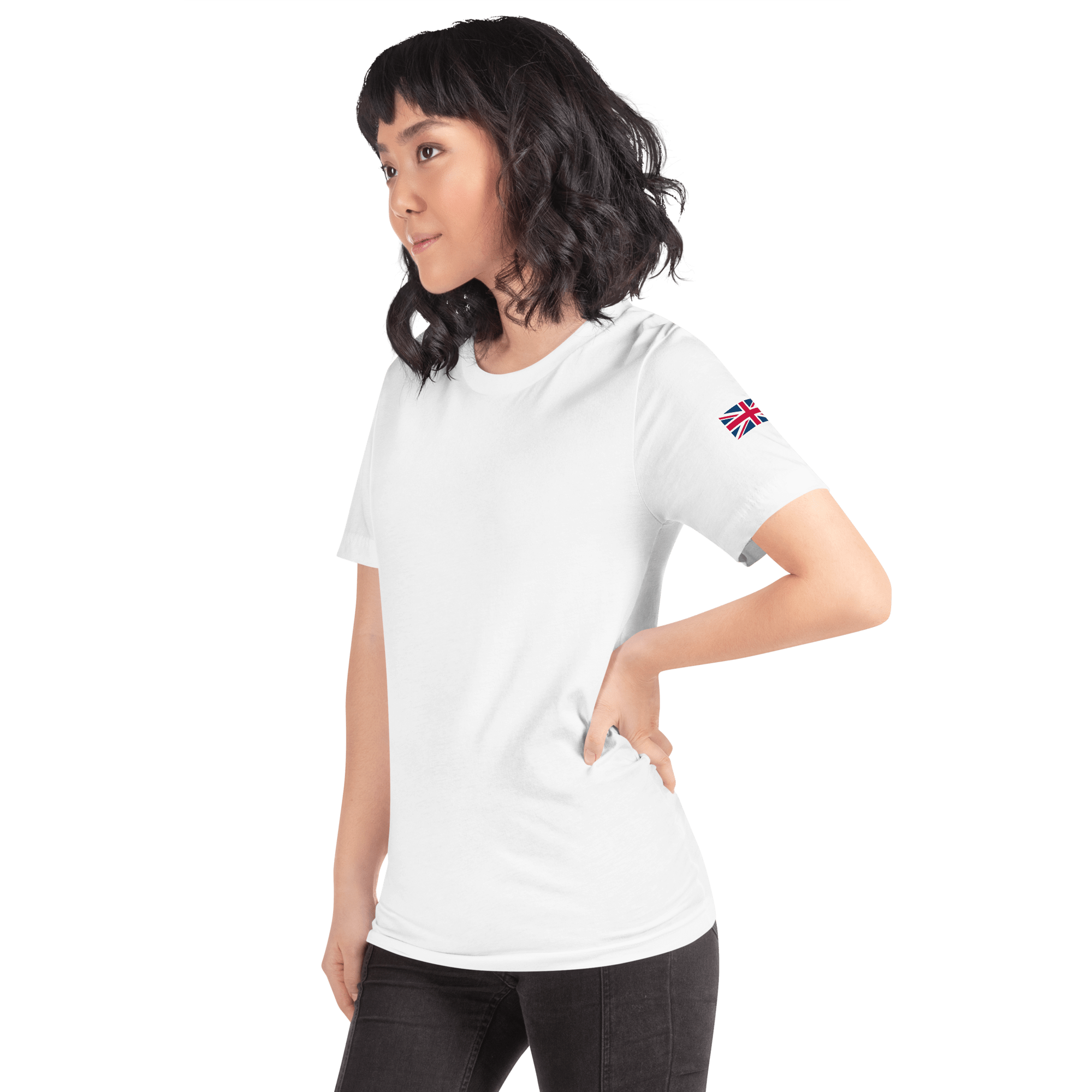 Jolly & Goode Shirts & Tops Union Jack GB T-shirt | Both Sleeves | Unisex Fit Cheeky British Style