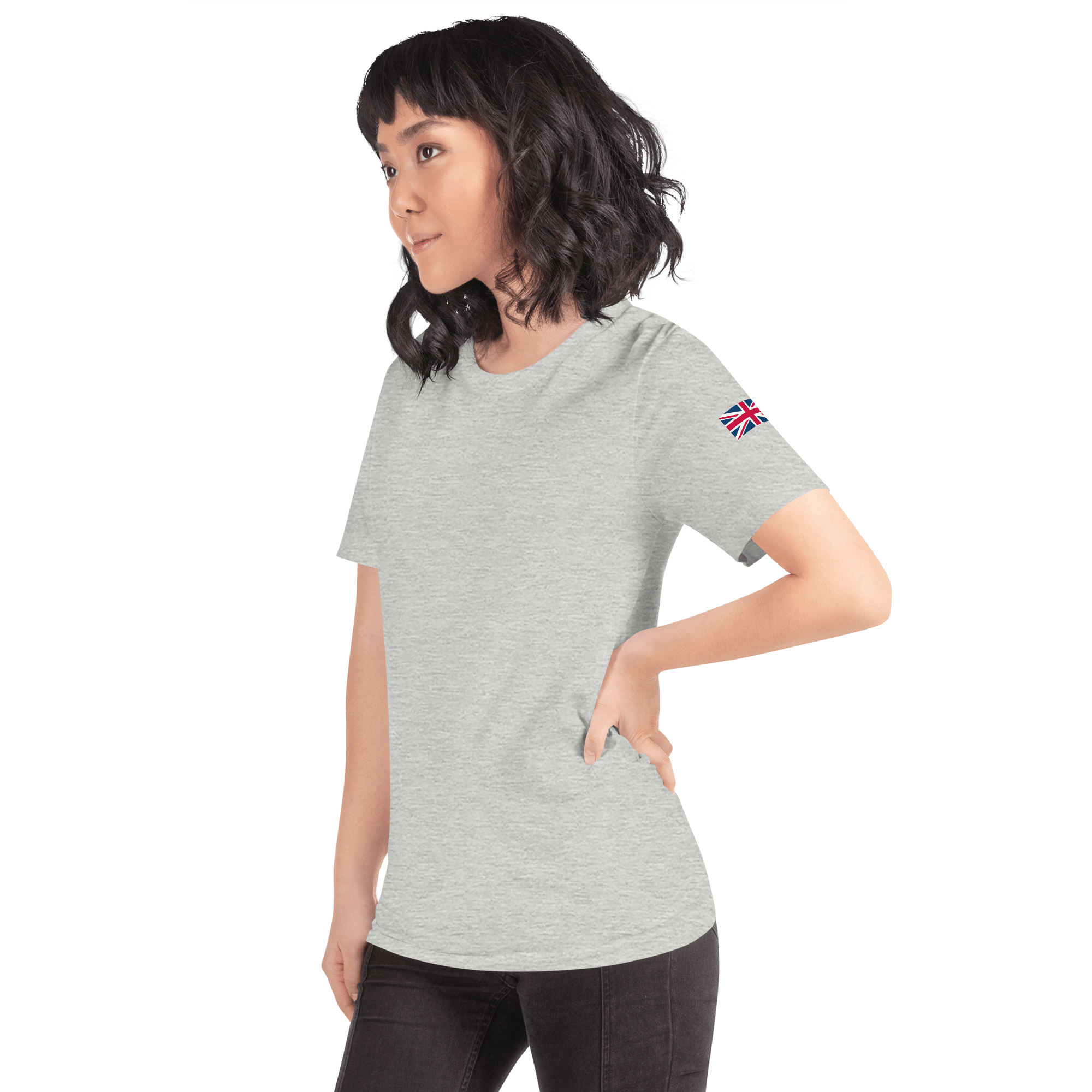 Jolly & Goode Shirts & Tops Union Jack GB T-shirt | Both Sleeves | Unisex Fit Cheeky British Style