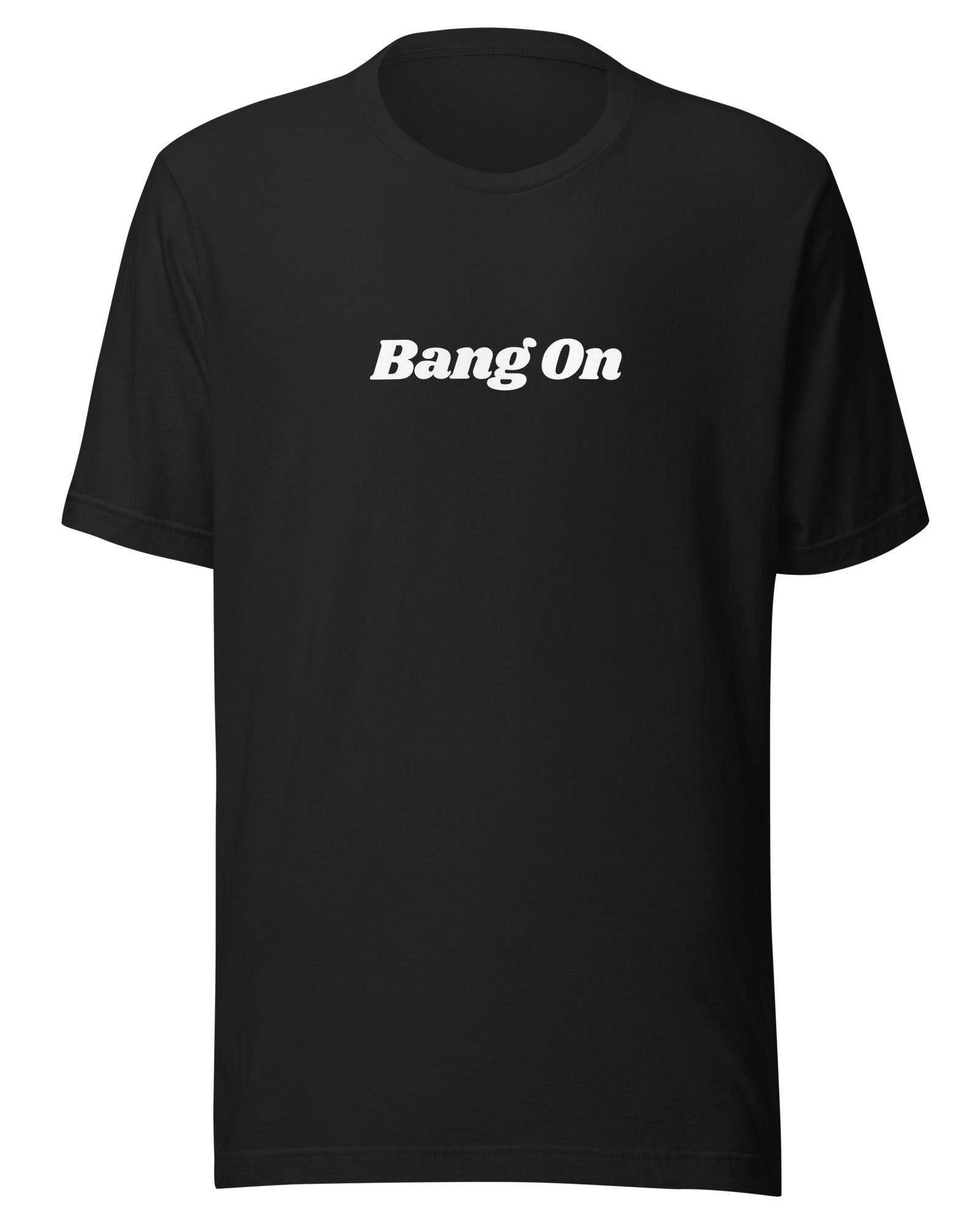 Jolly & Goode Shirts & Tops Vintage Black / S Bang On Tee | Unisex Cheeky British Style