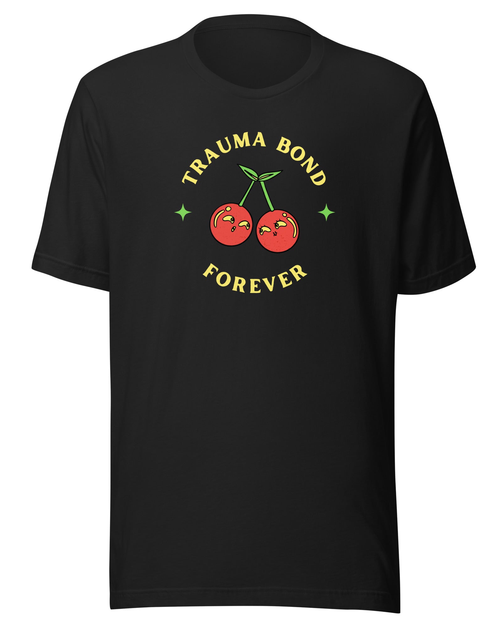Jolly & Goode Shirts & Tops Vintage Black / S Trauma Bond Forever Tee Cheeky British Style