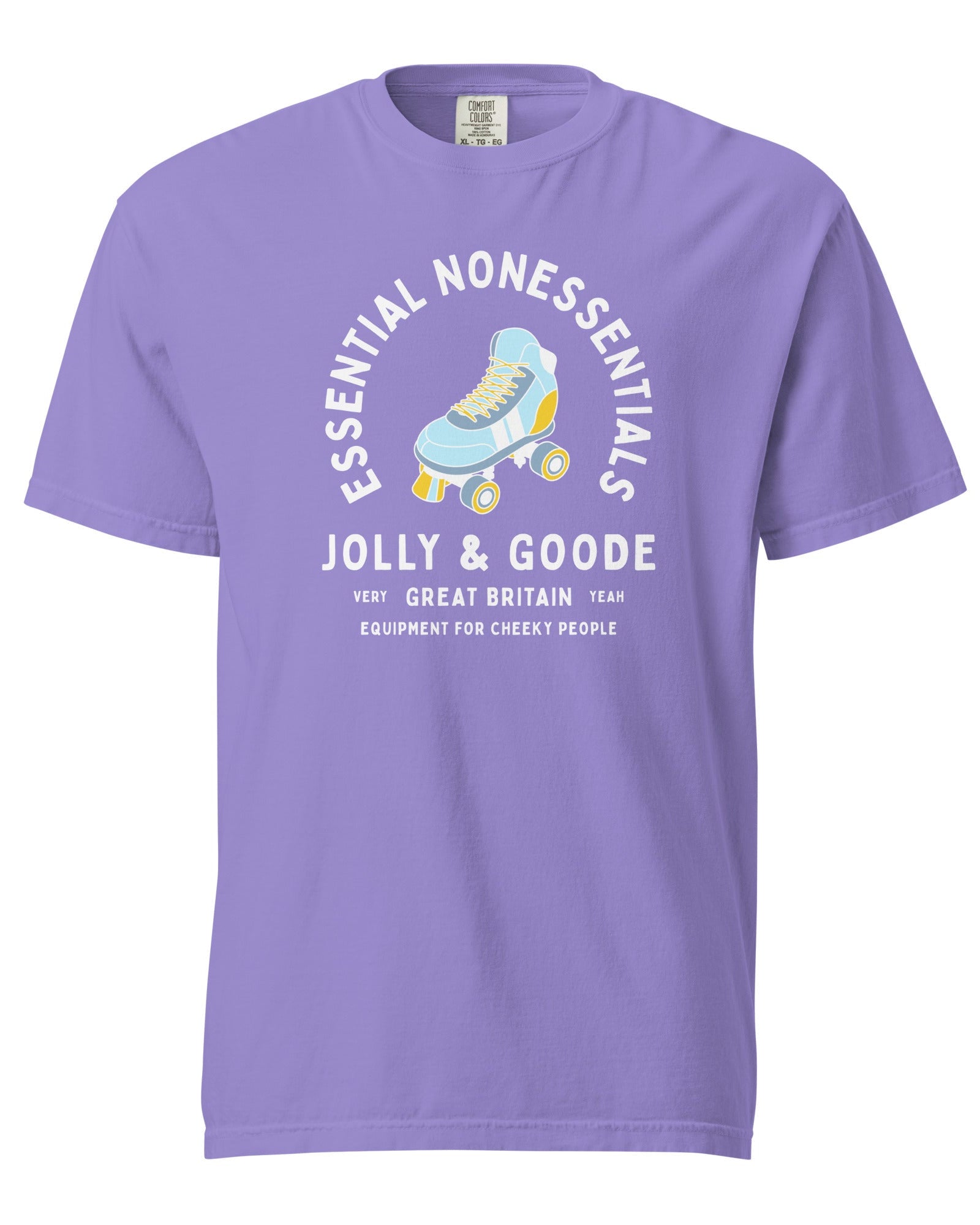 Jolly & Goode Shirts & Tops Violet / S Essential Nonessentials Roller Skate Tee Cheeky British Style
