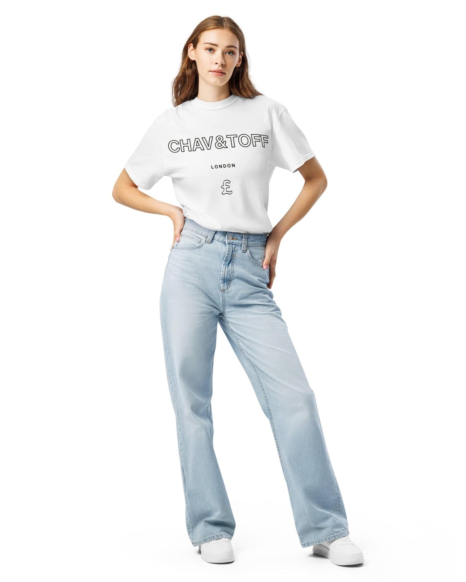 Jolly & Goode Shirts & Tops White / S Chav & Toff London Shirt | Relaxed Fit Cheeky British Style