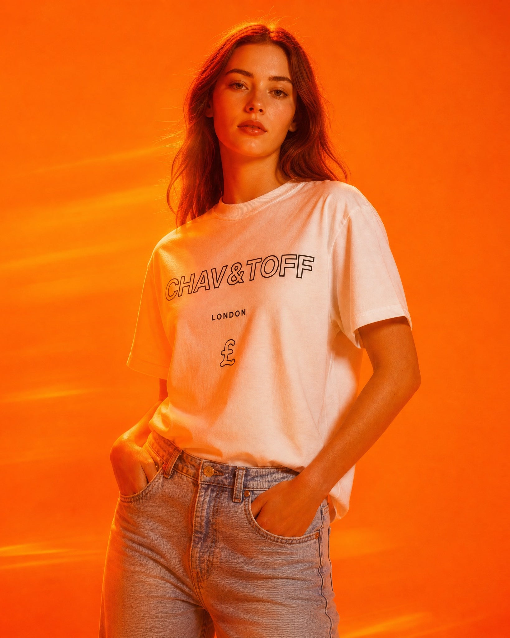 Jolly & Goode Shirts & Tops White / S Chav & Toff London Shirt | Relaxed Fit Cheeky British Style