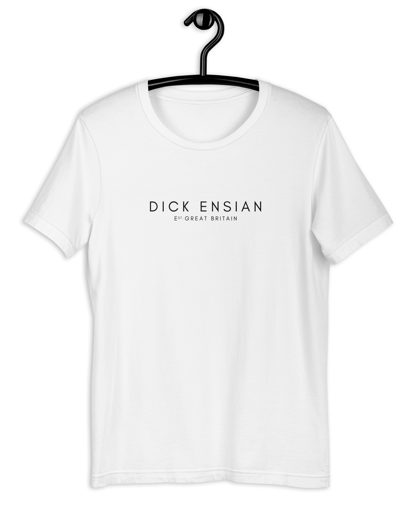 Jolly & Goode Shirts & Tops White / S Dick Ensian Premium T-Shirt Cheeky British Style