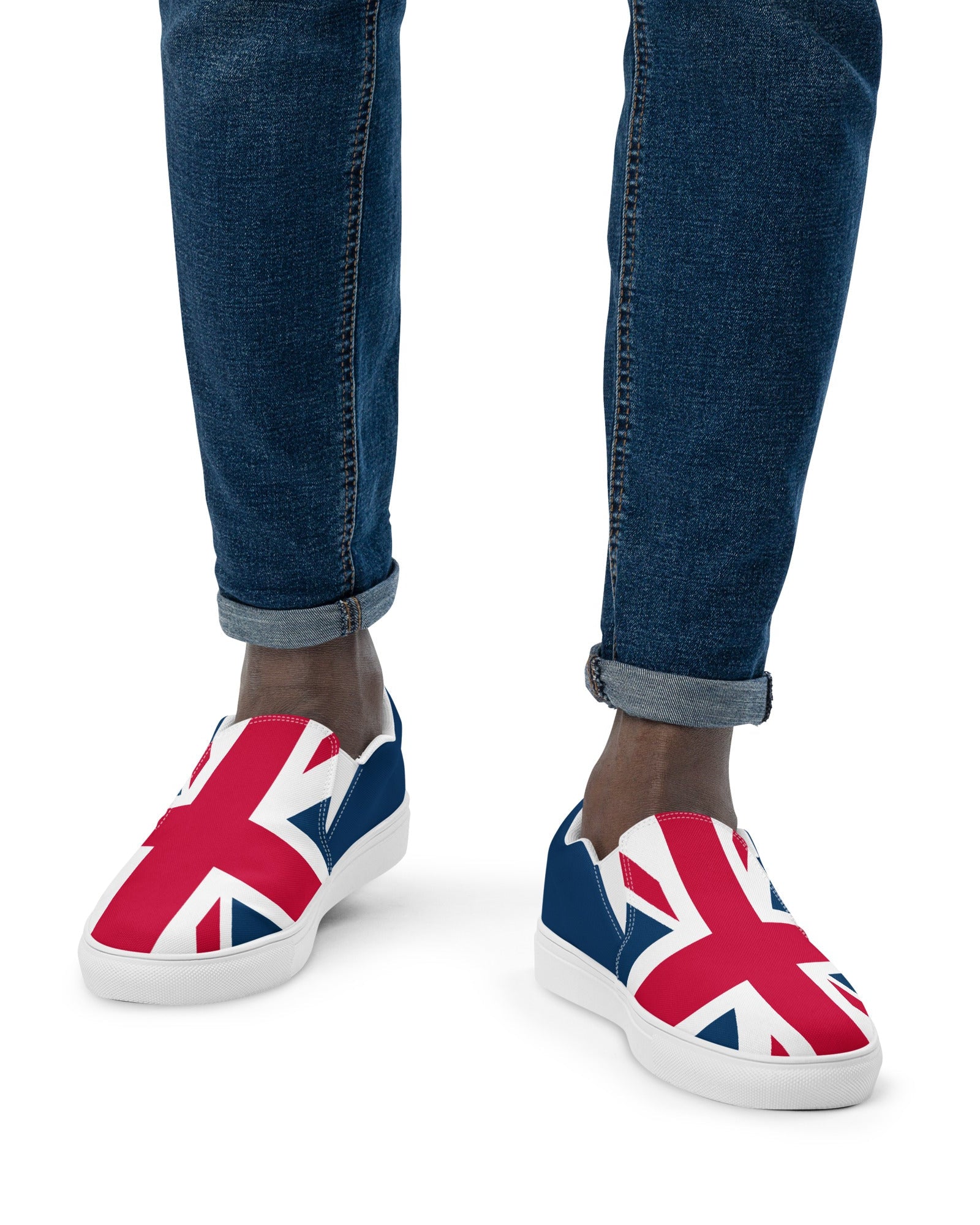 Jolly & Goode Shoes Men’s Union Jack Slip-On Shoes Cheeky British Style