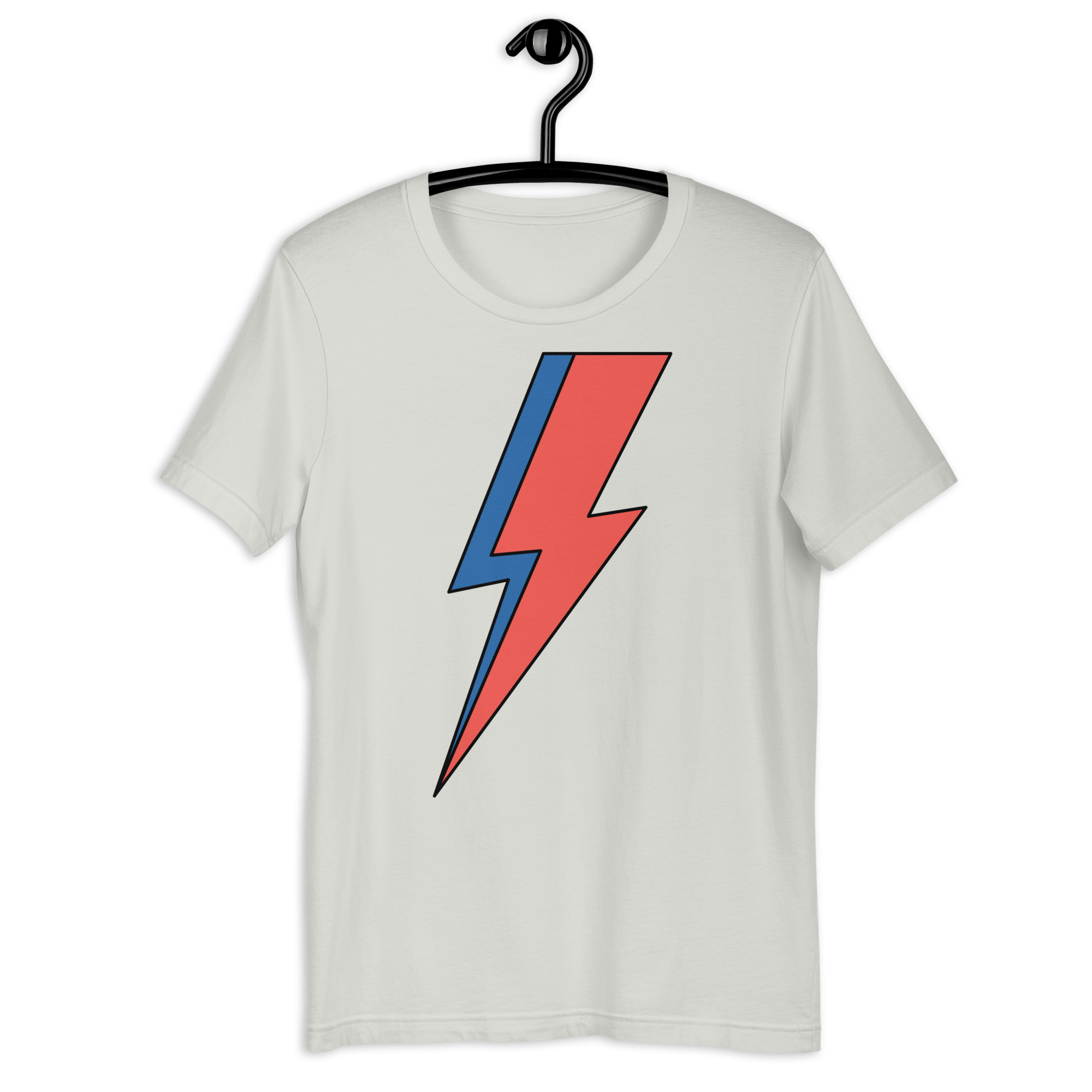Jolly & Goode Silver / S Lightning Bolt T-shirt Cheeky British Style