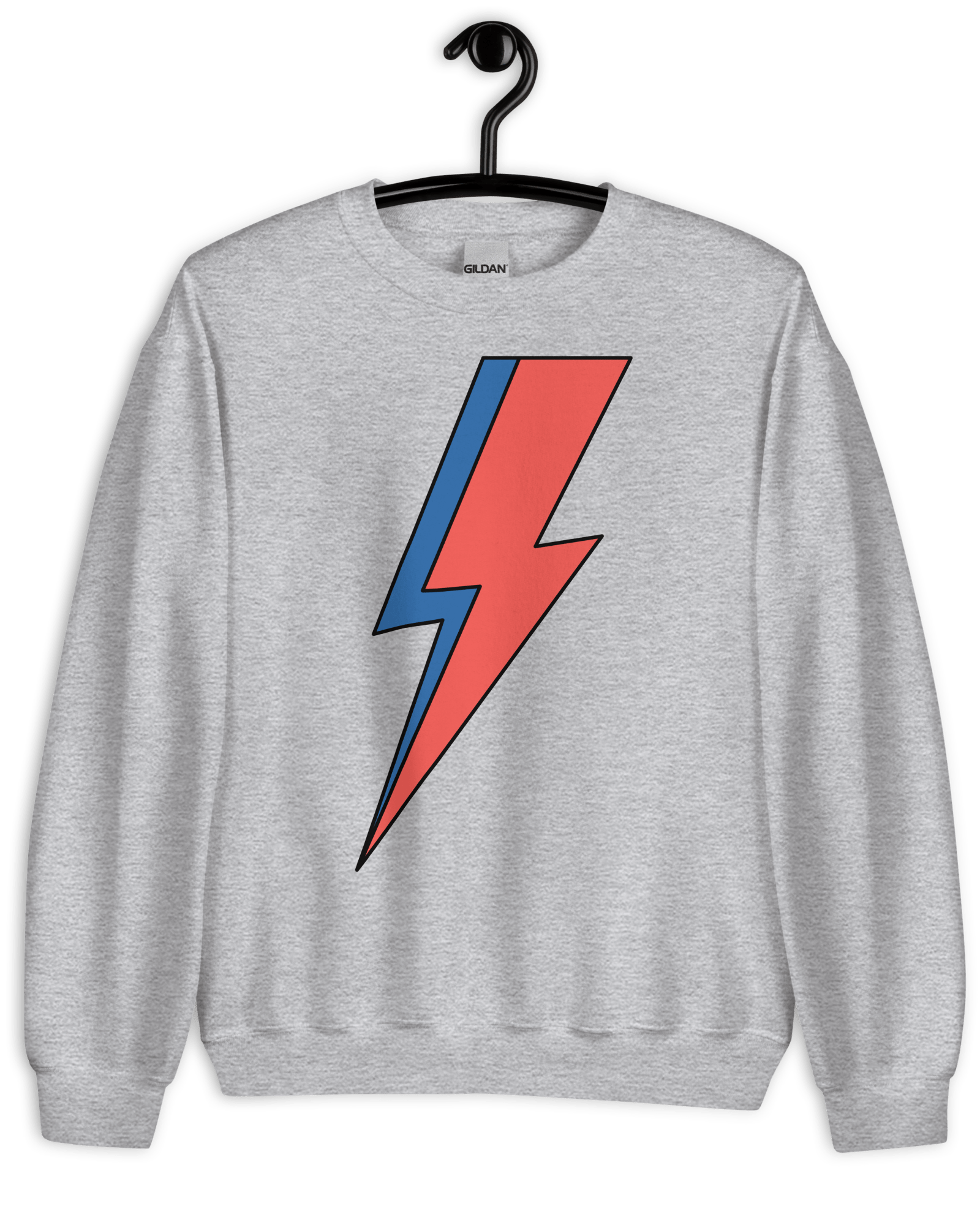 Jolly & Goode Sport Grey / S Lightning Bolt Sweatshirt Cheeky British Style