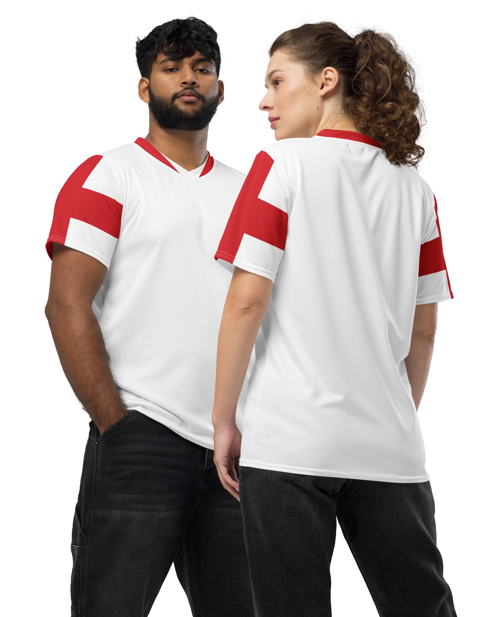 Jolly & Goode Sports Jersey Flag of England Jersey | Sport | Unisex Cheeky British Style