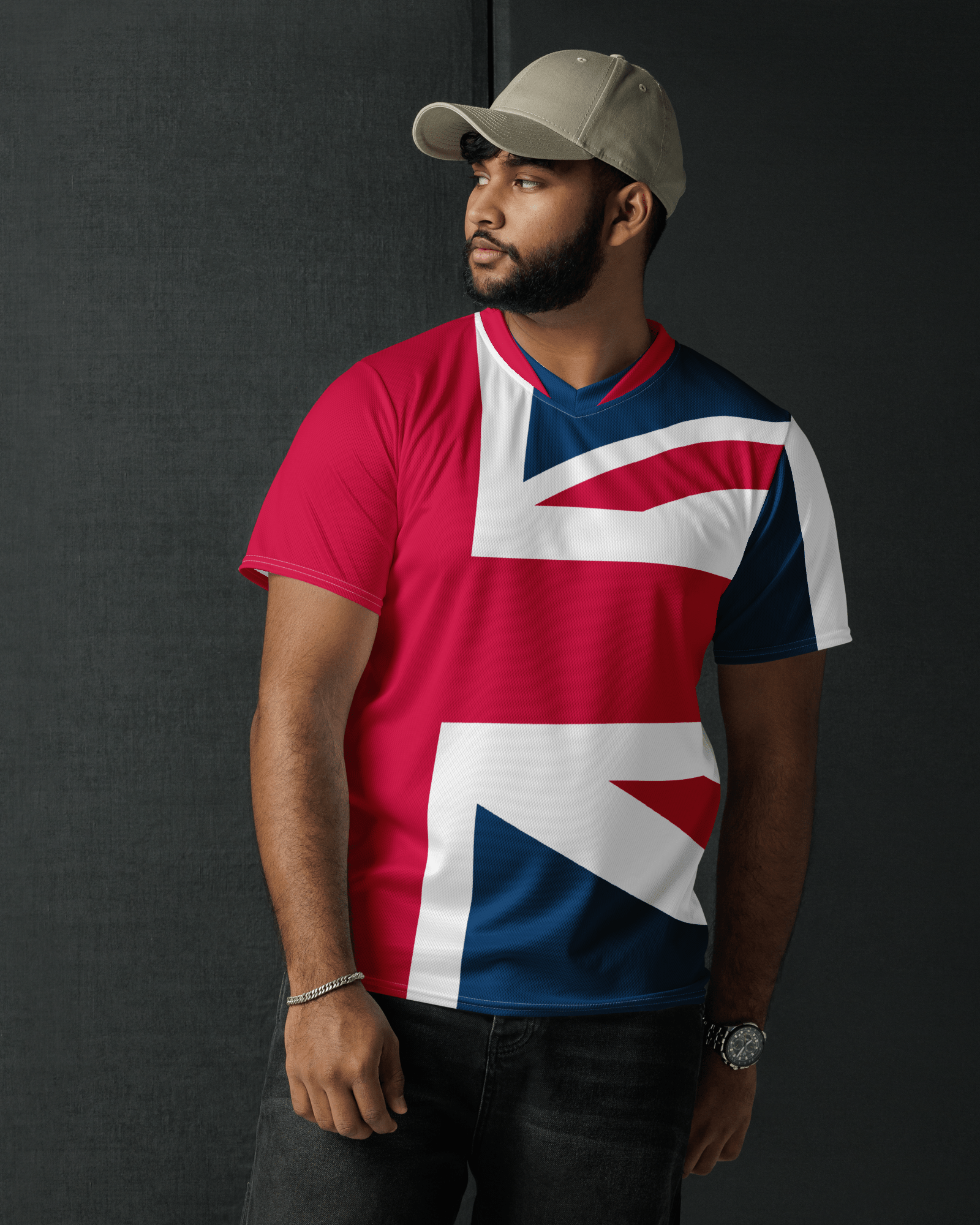 Jolly & Goode Sports Jersey Union Jack Jersey | Unisex Fit Cheeky British Style